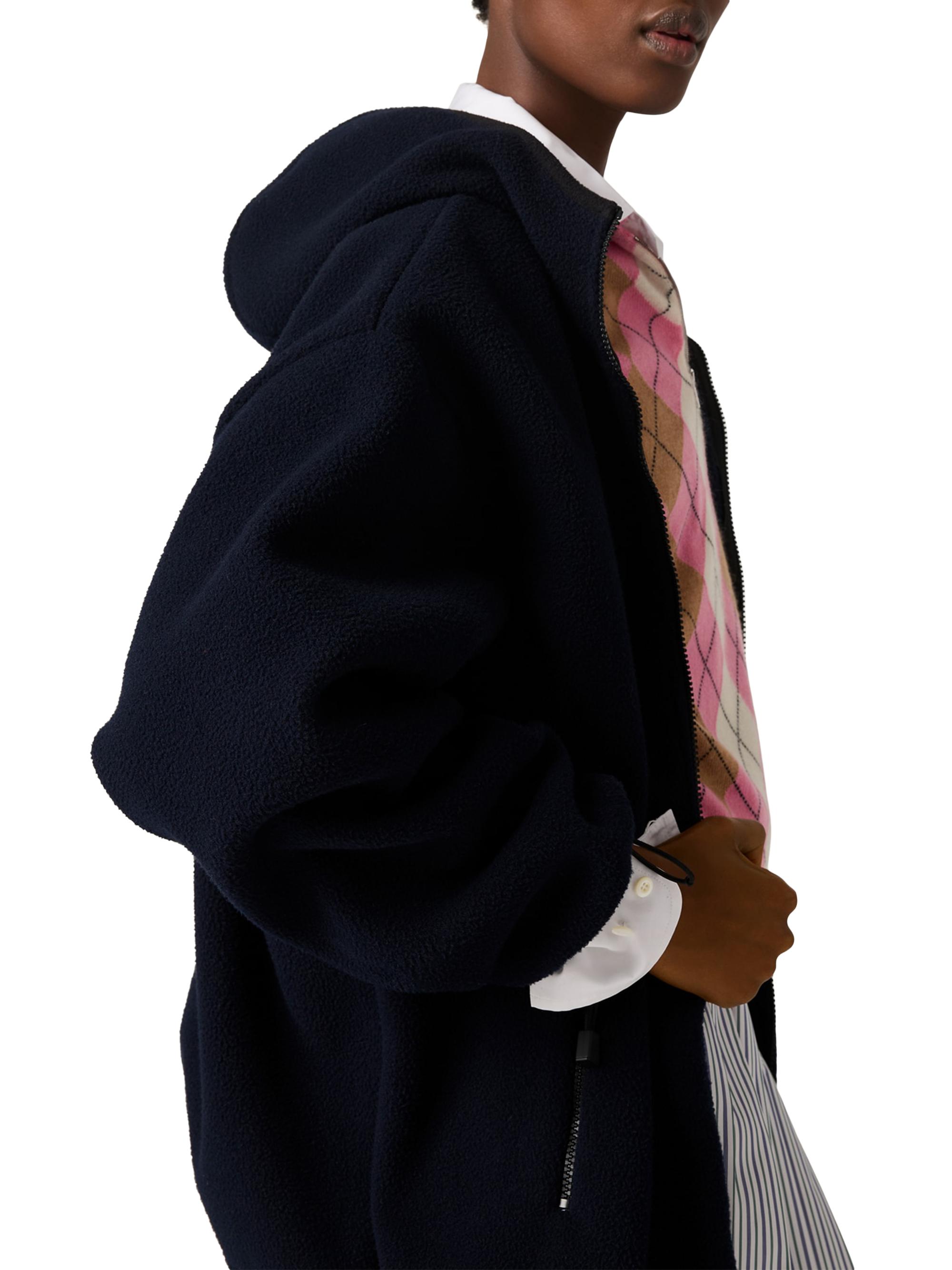 Miu Miu Cotton Fleece Zipper Hoodie | Saks Fifth Avenue