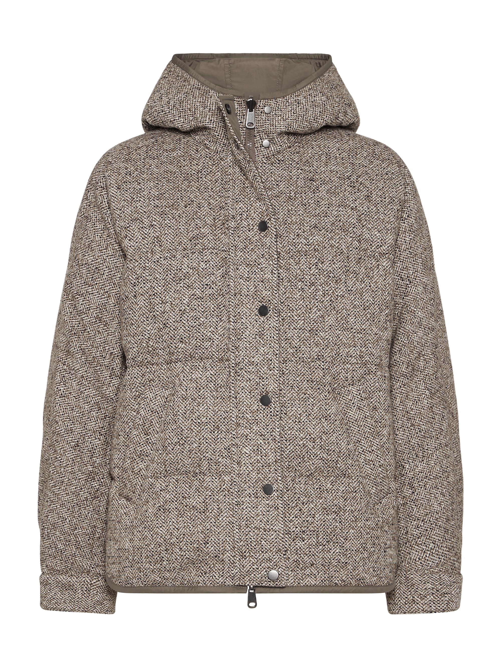 Nicole Benisti Mixed Media Shearling Down Moto Jacket | Saks Fifth