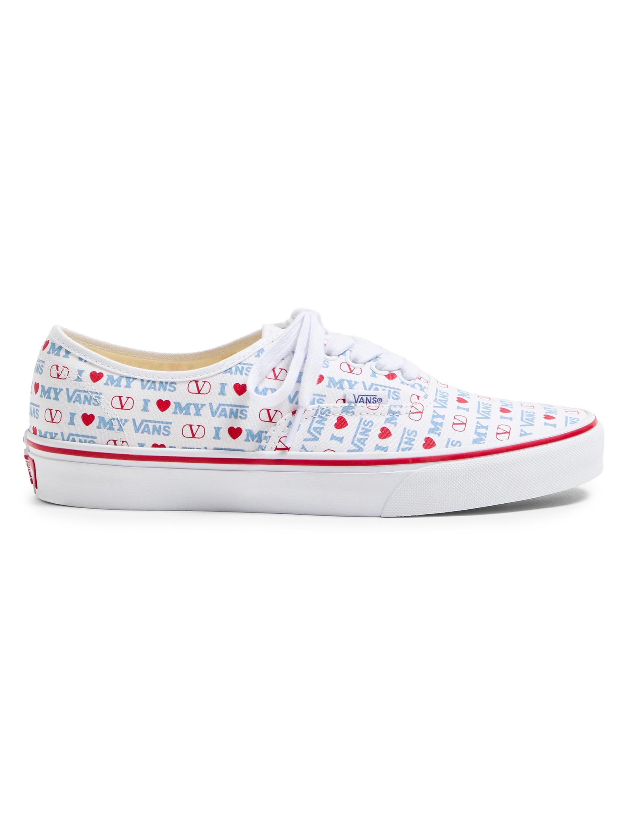 Valentino Garavani and Vans Men's Low-Top Sneakers - White