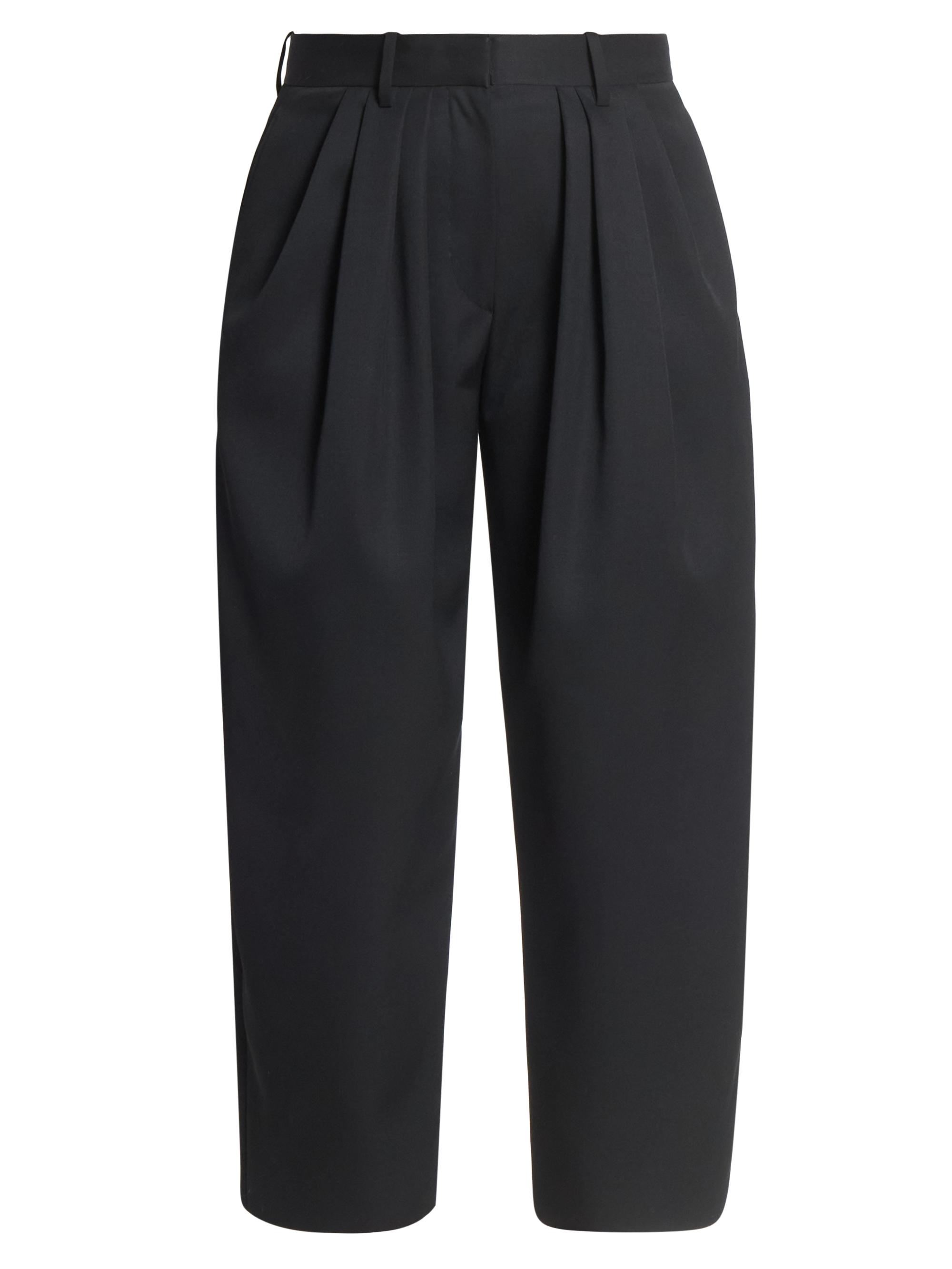 Isabel Marant Women's Janice Wool Crop Trousers - Black