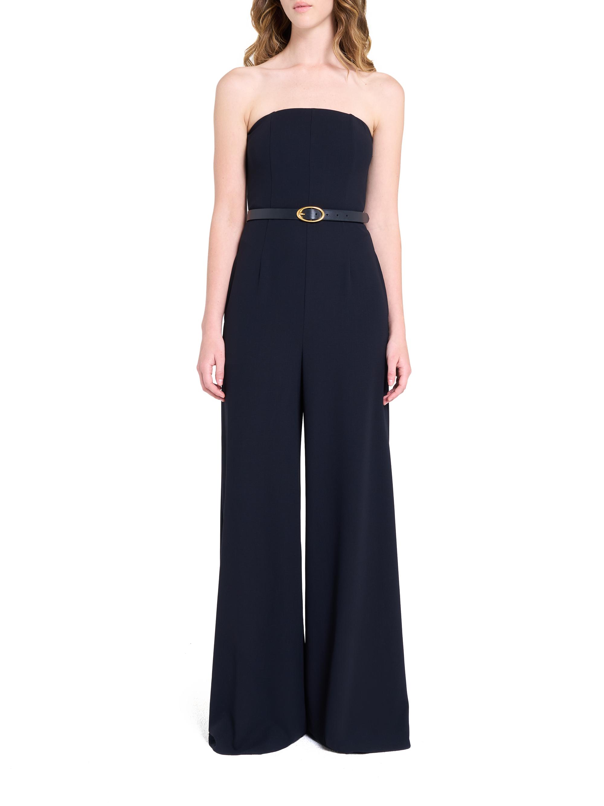 TWP Jade Strapless Wool Wide-Leg Jumpsuit | Saks Fifth Avenue
