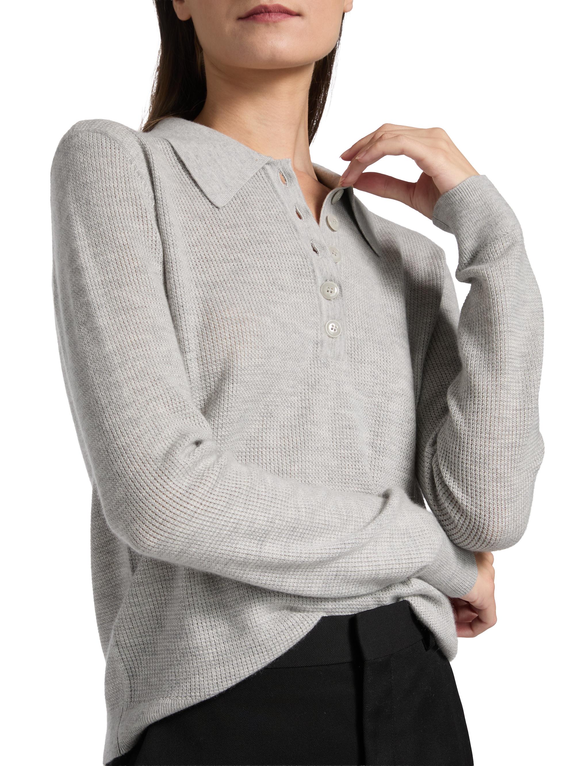 【美品】25ss h beauty&youth cotton polo knit Pivot Lise Knit Polo - Always Grateful