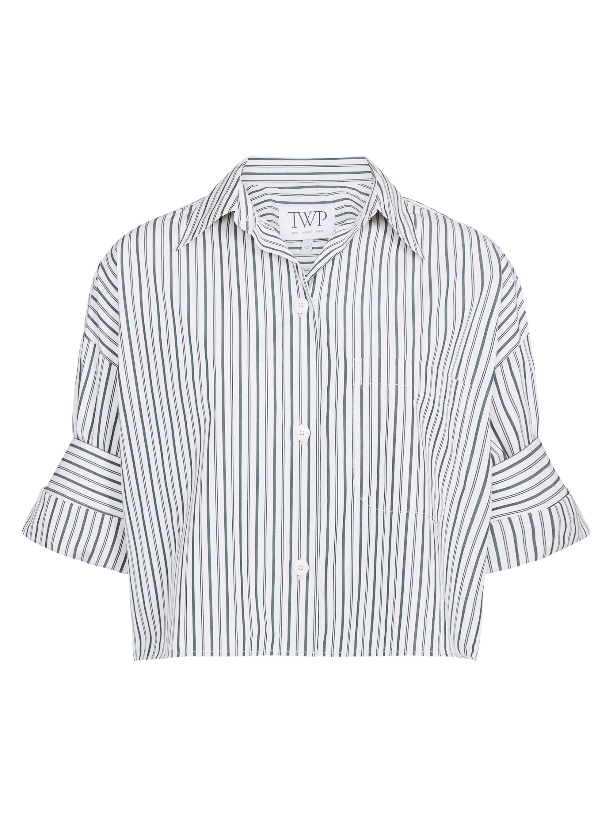 TWP Women's Next Ex Cotton Blouse -  Cilantro