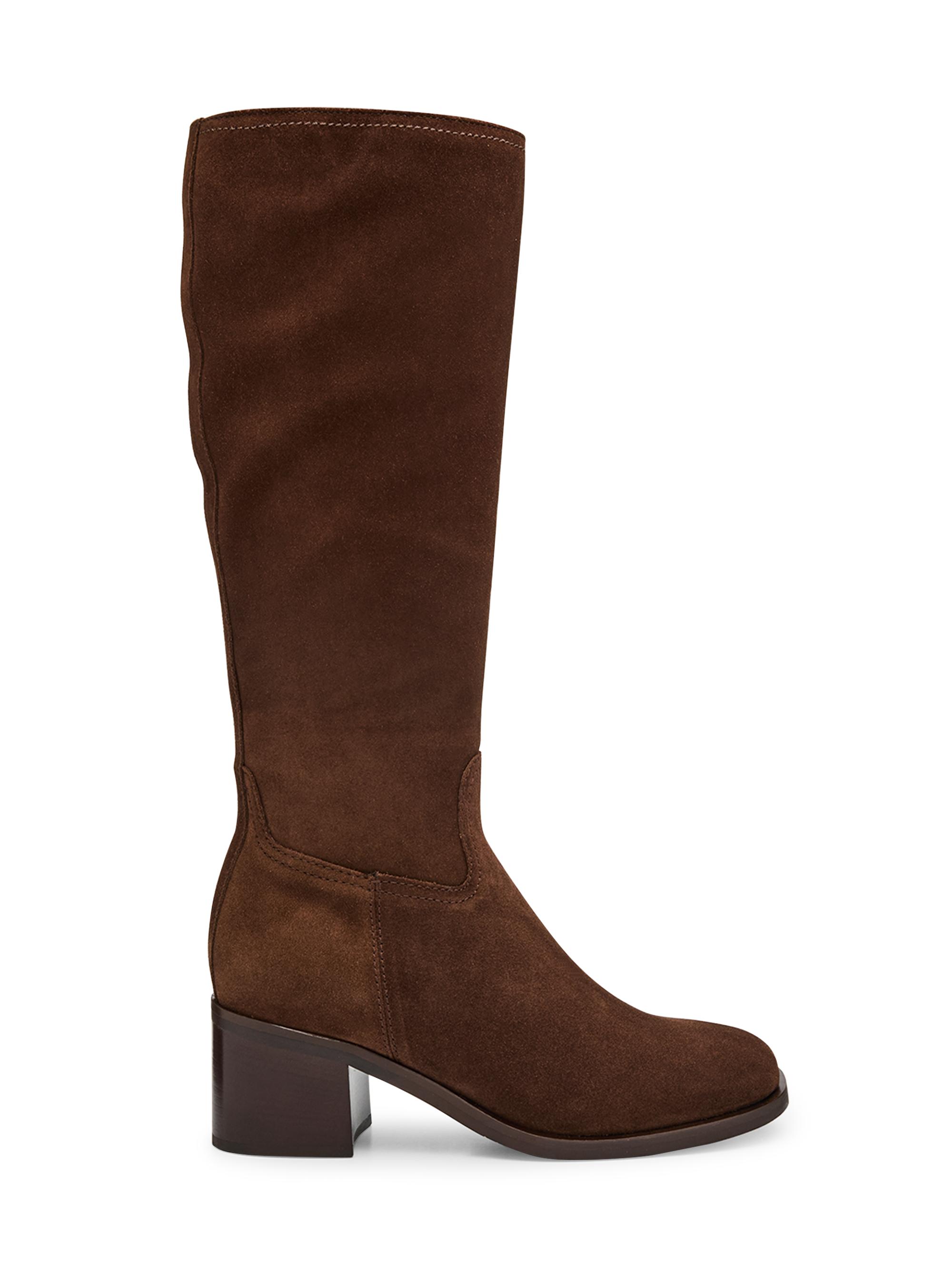 La Canadienne Women's Jack 60MM Waterproof Suede Knee-High Boots - Brunette