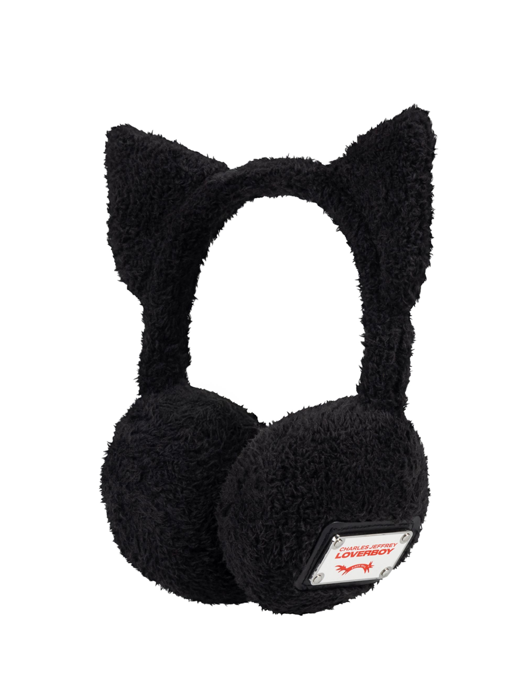 Charles Jeffrey Loverboy Logo Faux-Fur Earmuffs | Saks Fifth Avenue