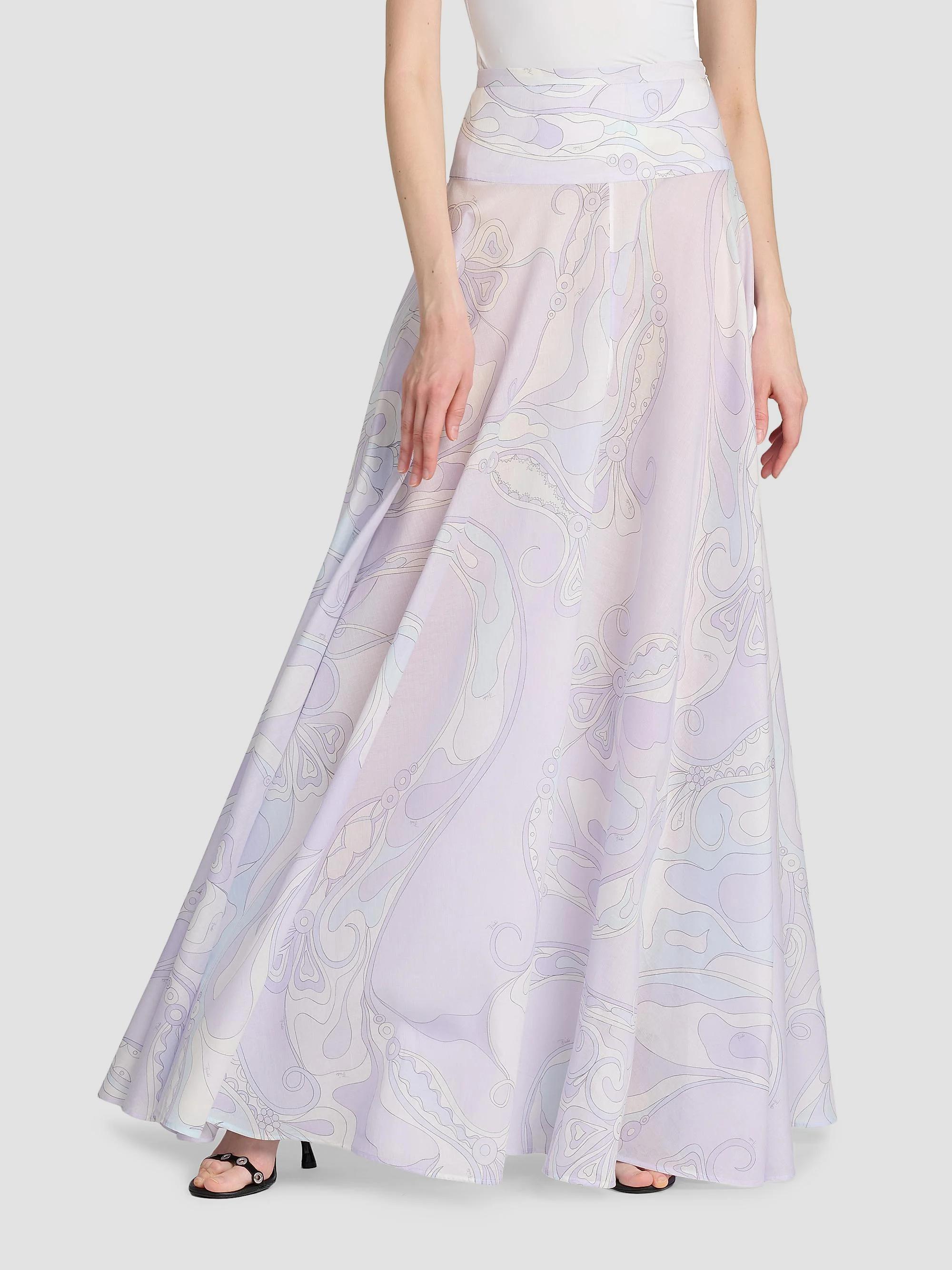 Pucci Passepartout Muslin Cotton Maxi Skirt | Saks Fifth Avenue