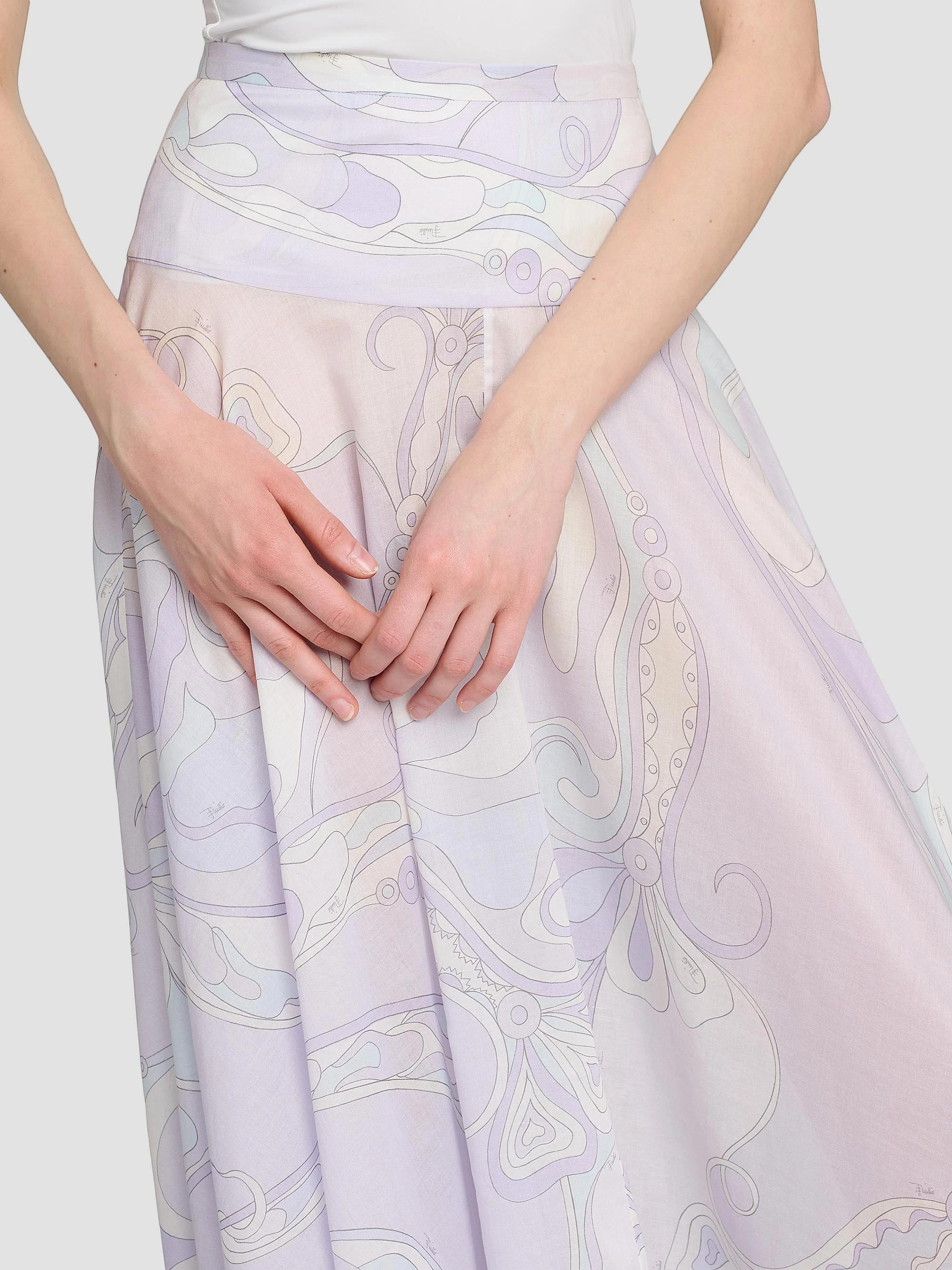 Pucci Passepartout Muslin Cotton Maxi Skirt | Saks Fifth Avenue