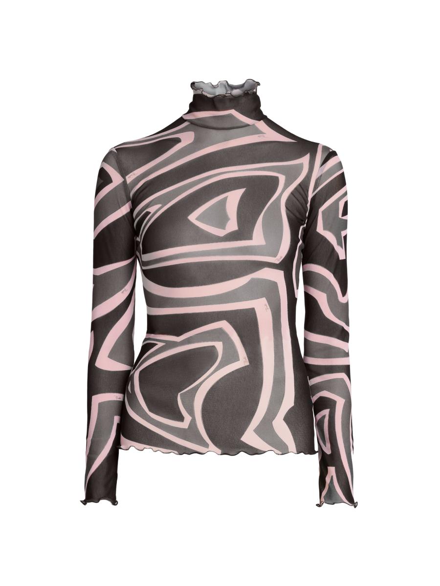 Pucci Women's Passepartout Tulle T-shirt In Multi