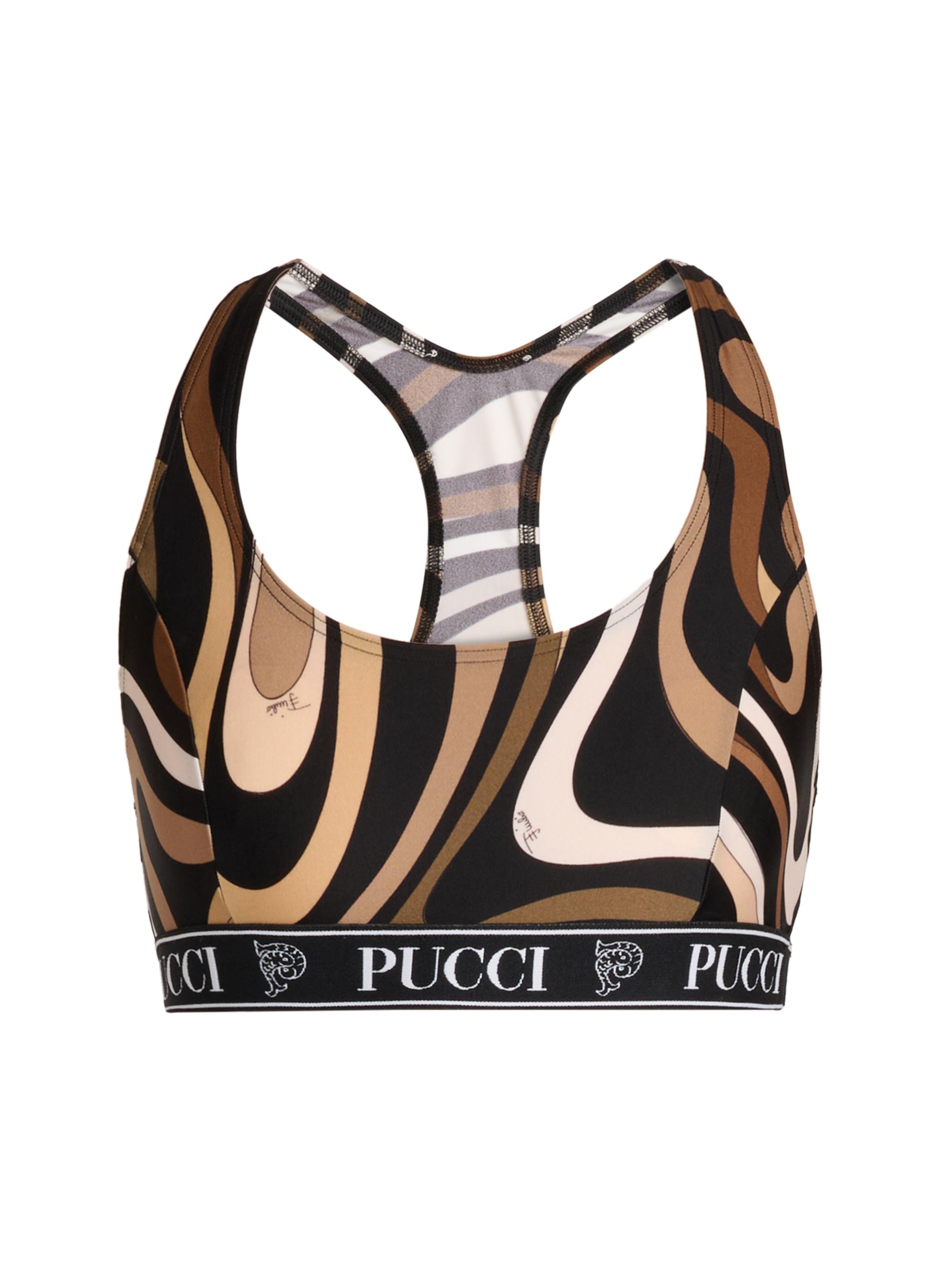 Pucci Women's Passepartout Sports Bra - Black Gold