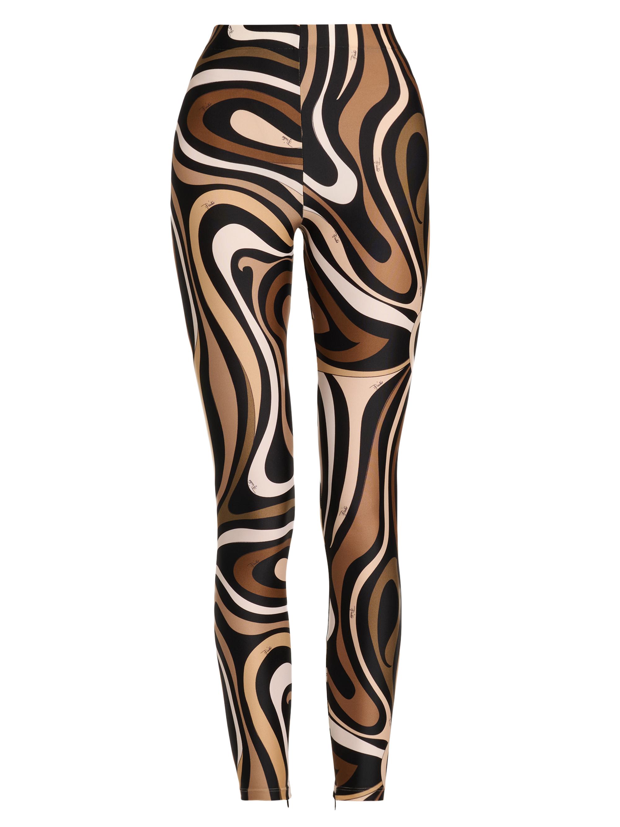 Pucci Women's Passepartout Mid-Rise Leggings - Black Gold