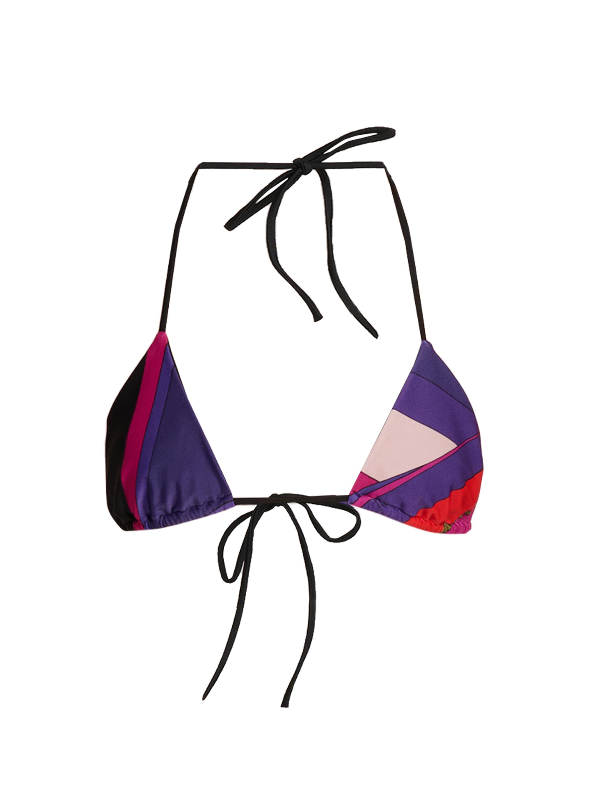 Pucci Women's Passepartout Printed Regular-Fit Bikini Top