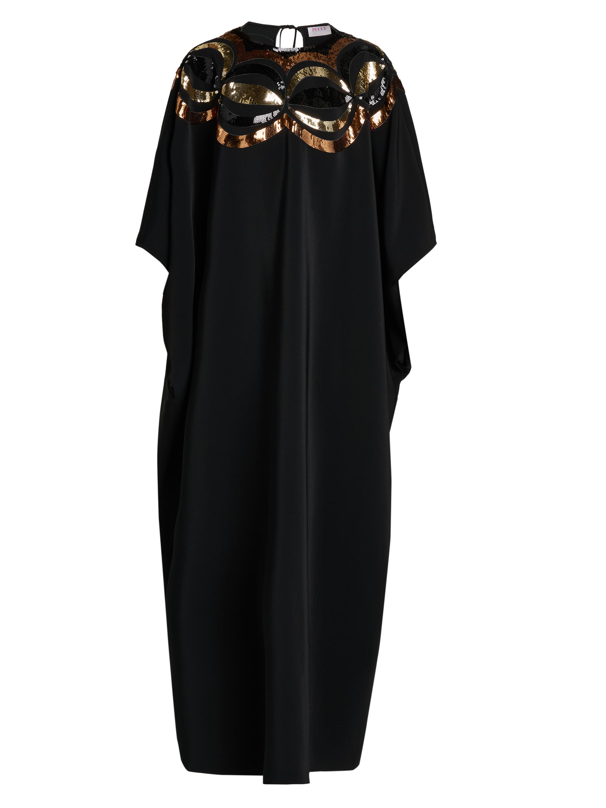 Pucci Women's Sequined-Embellished Caftan - Nero