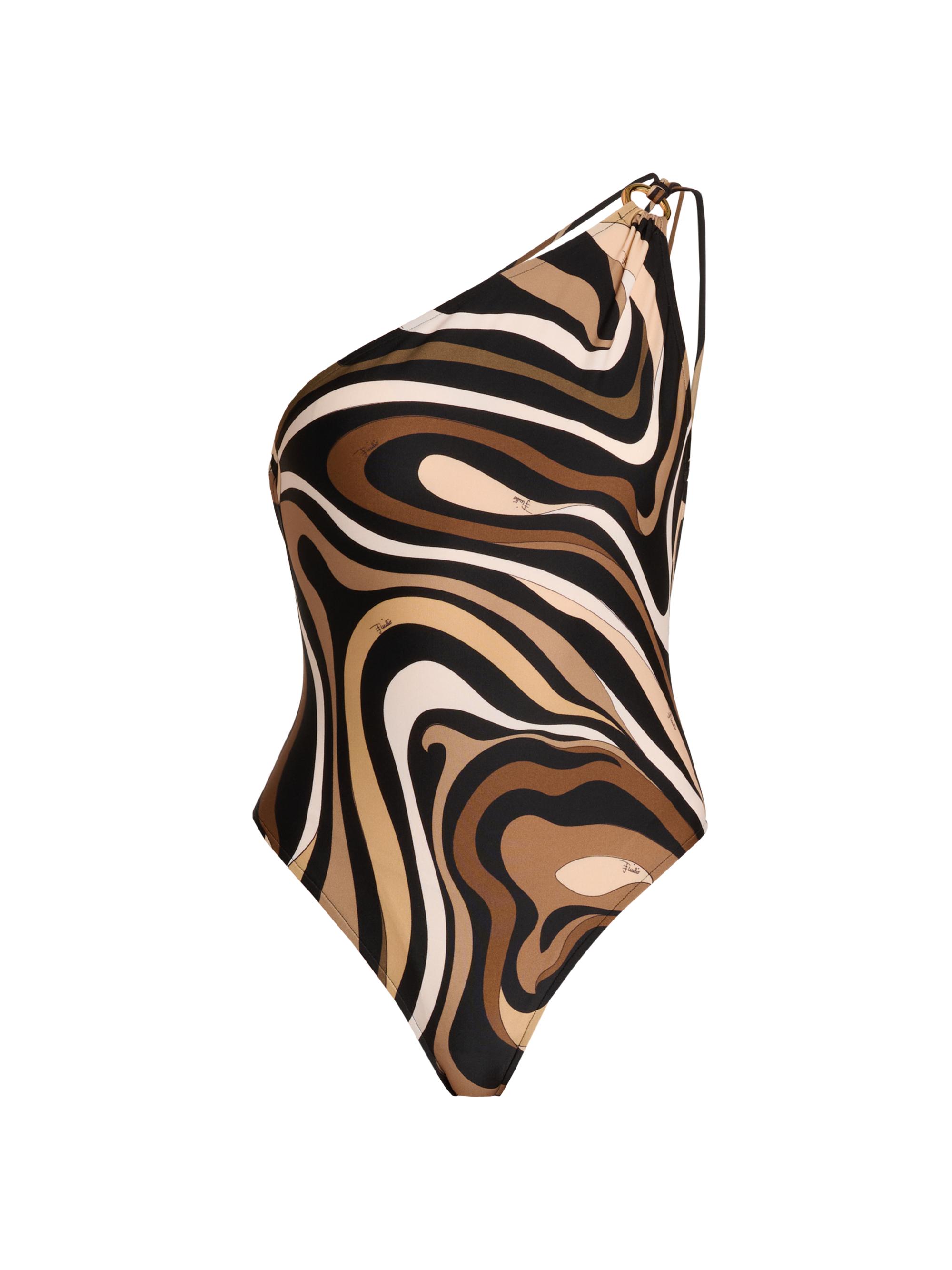 Pucci Women's Passepartout Printed One-Piece Swimsuit - Black Gold