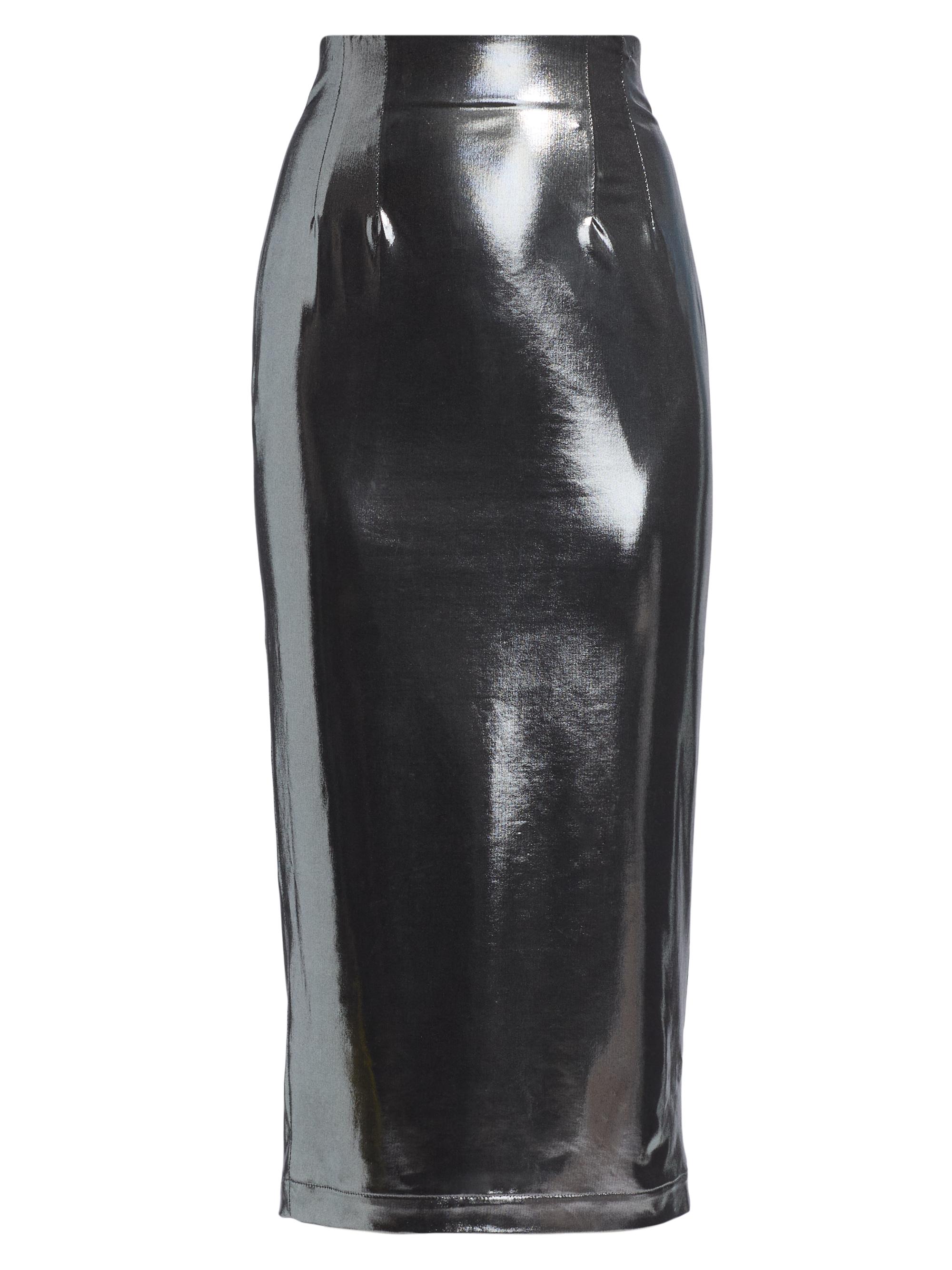 Burgundy Leather Maxi Skirt 4x Leather Skirt Womens PVC Wet Look