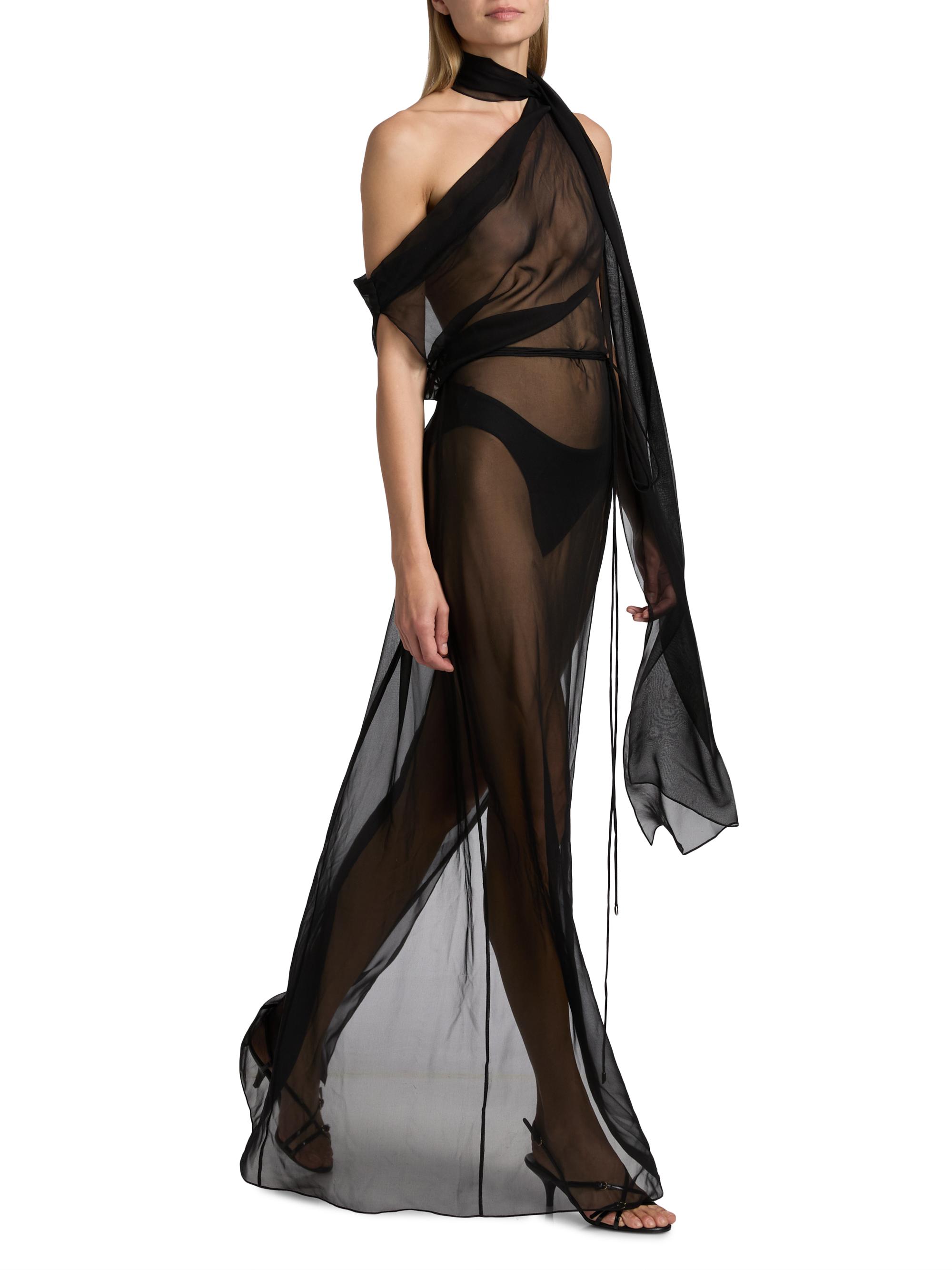 LaQuan Smith Draped Scarf Gown | Saks Fifth Avenue
