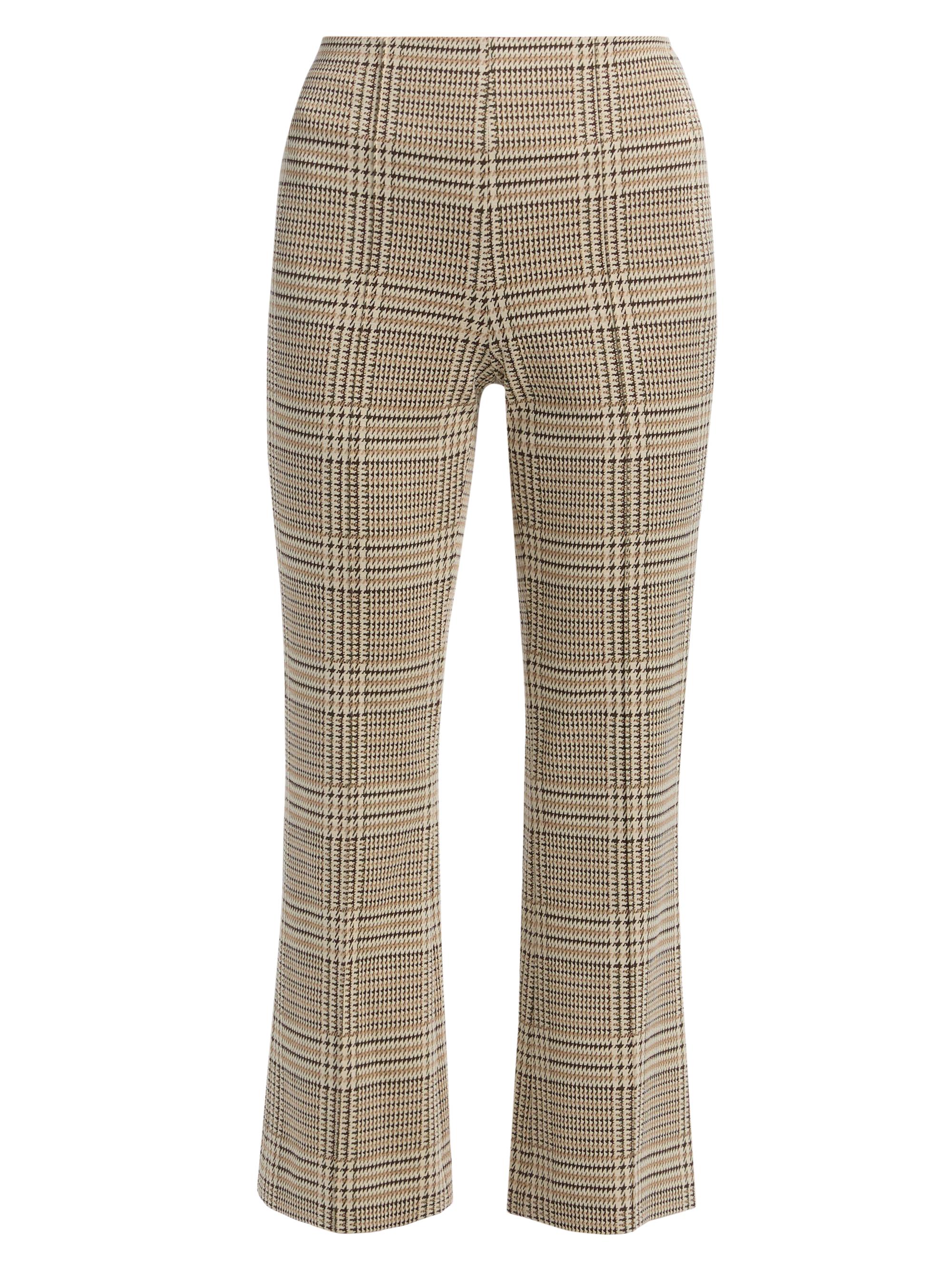 rag & bone Women's Irina Ponte Kick Flare Pants - Tan Multi