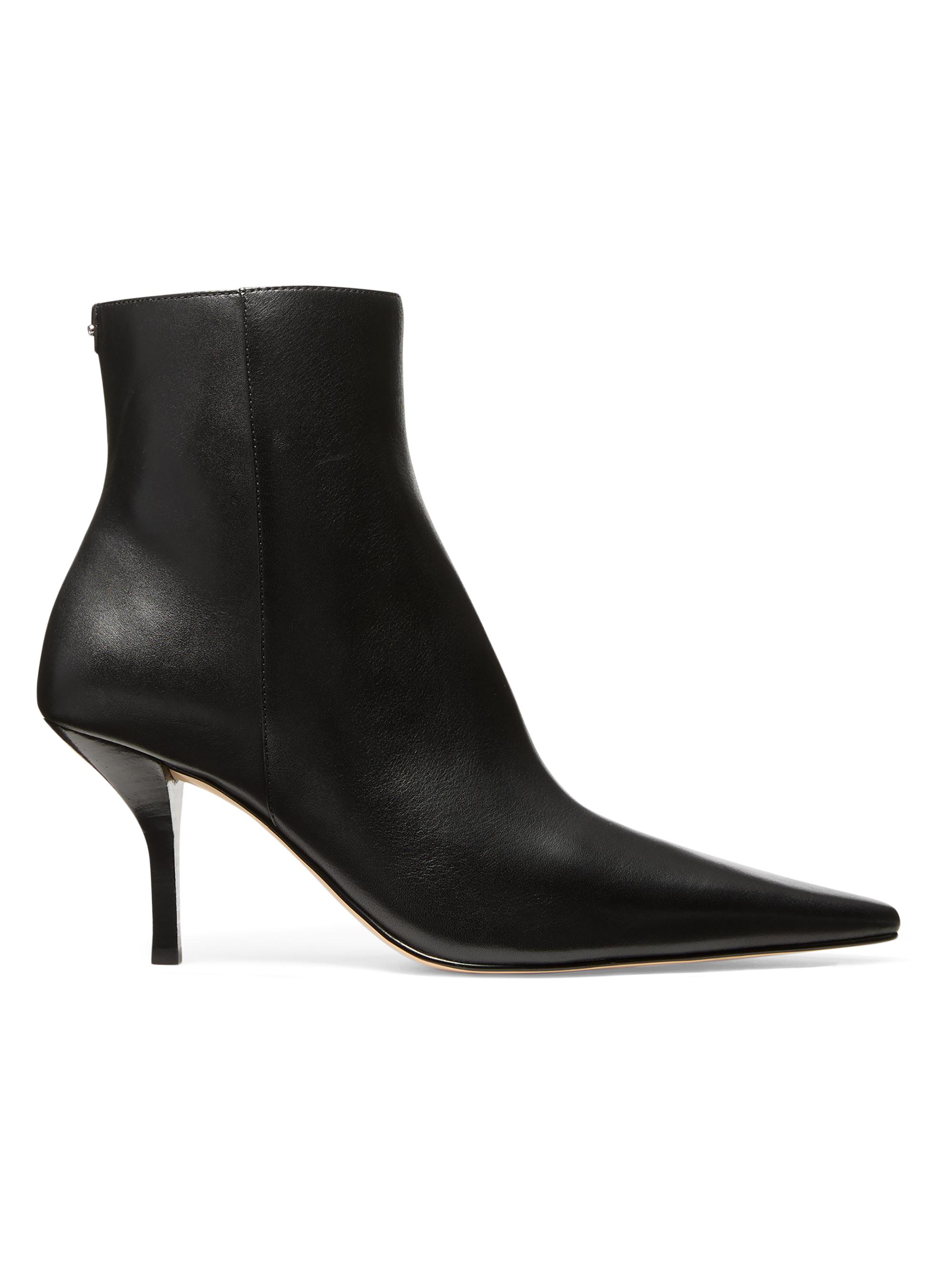 MICHAEL Michael Kors Selina 75MM Leather Ankle Booties | Saks