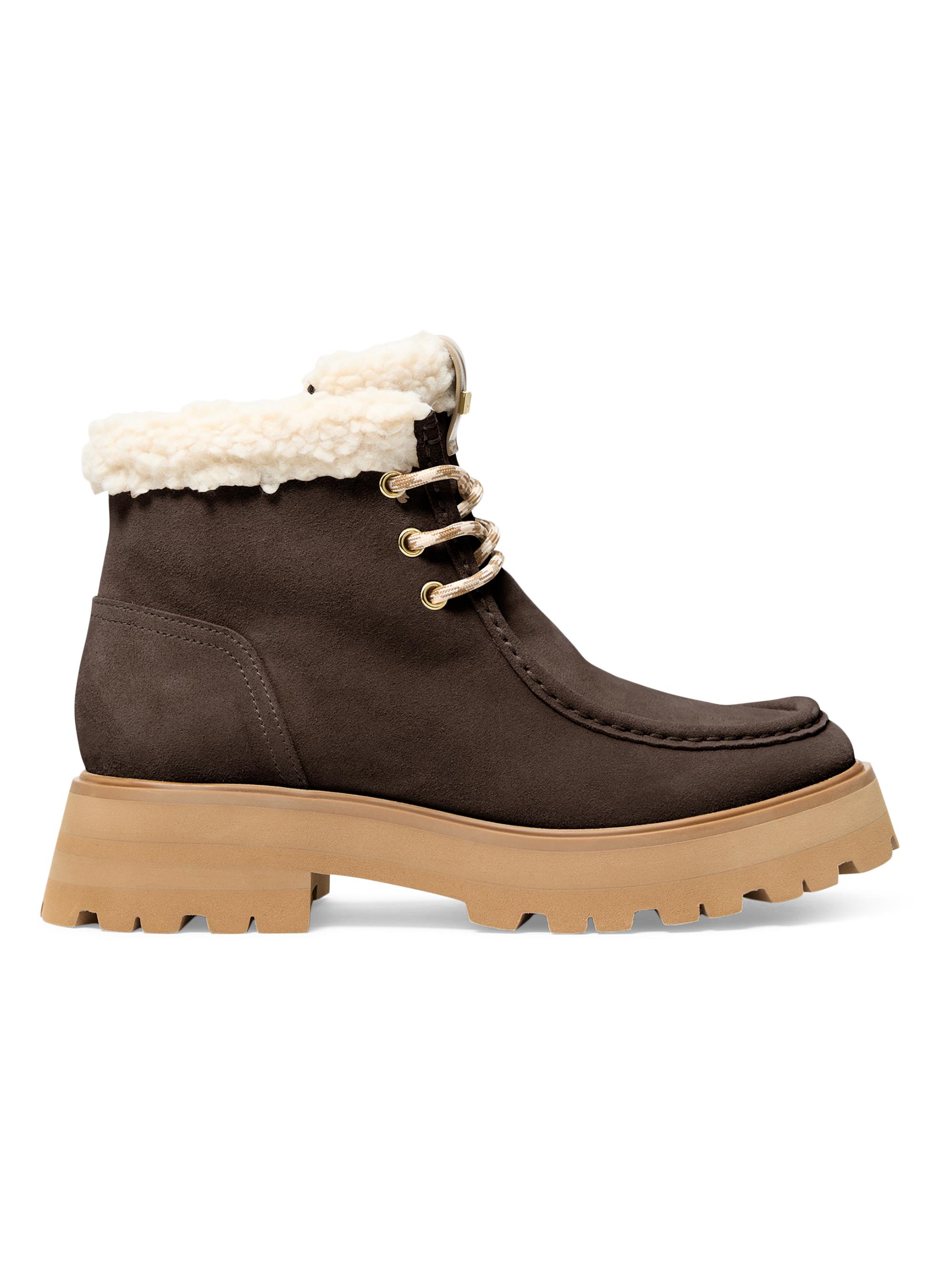UGG Classic Heritage Mini II Shearling-Trimmed Suede Boots | Saks