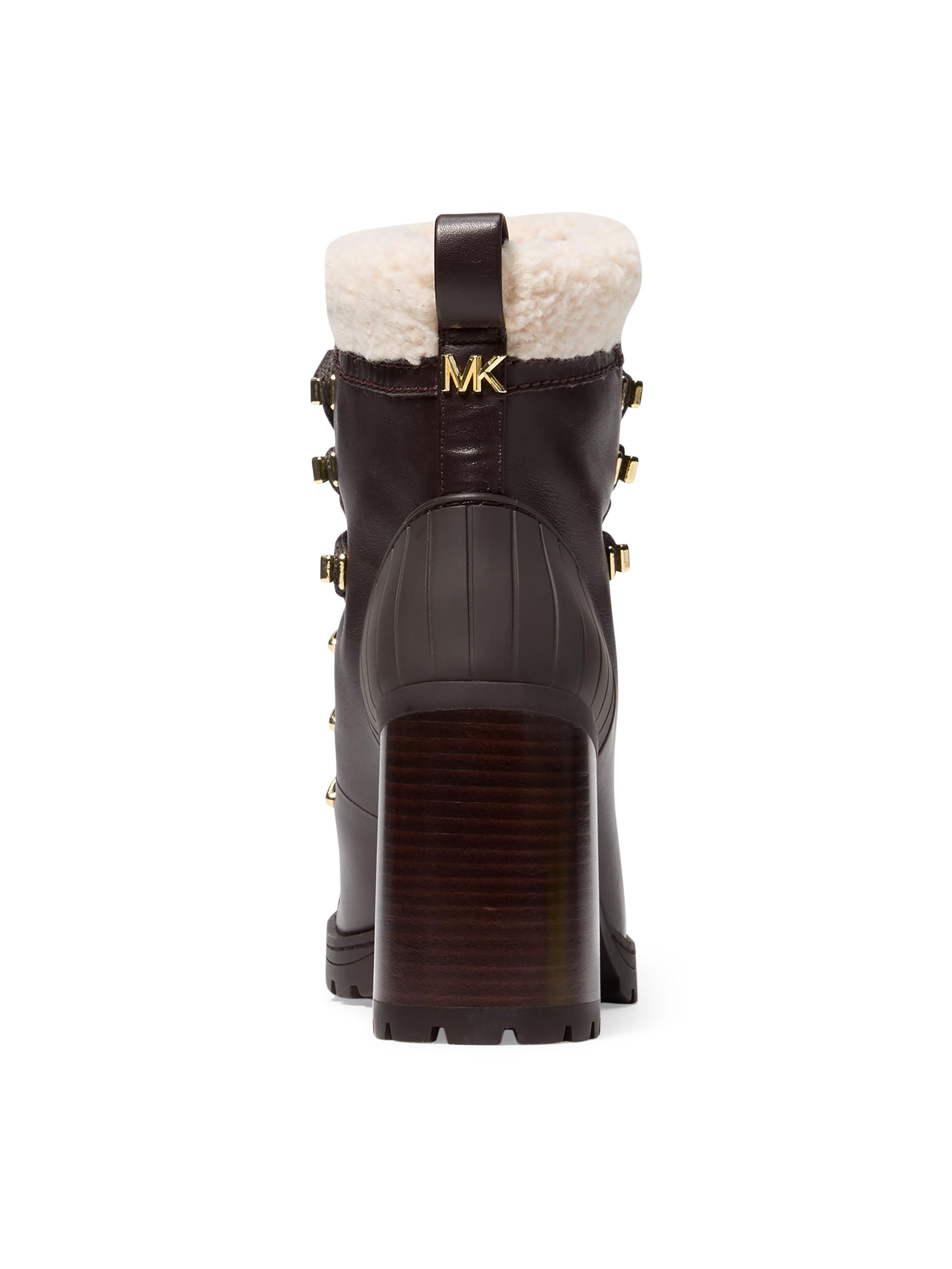 MICHAEL Michael Kors Sydra 95MM Faux Shearling-Trim Leather