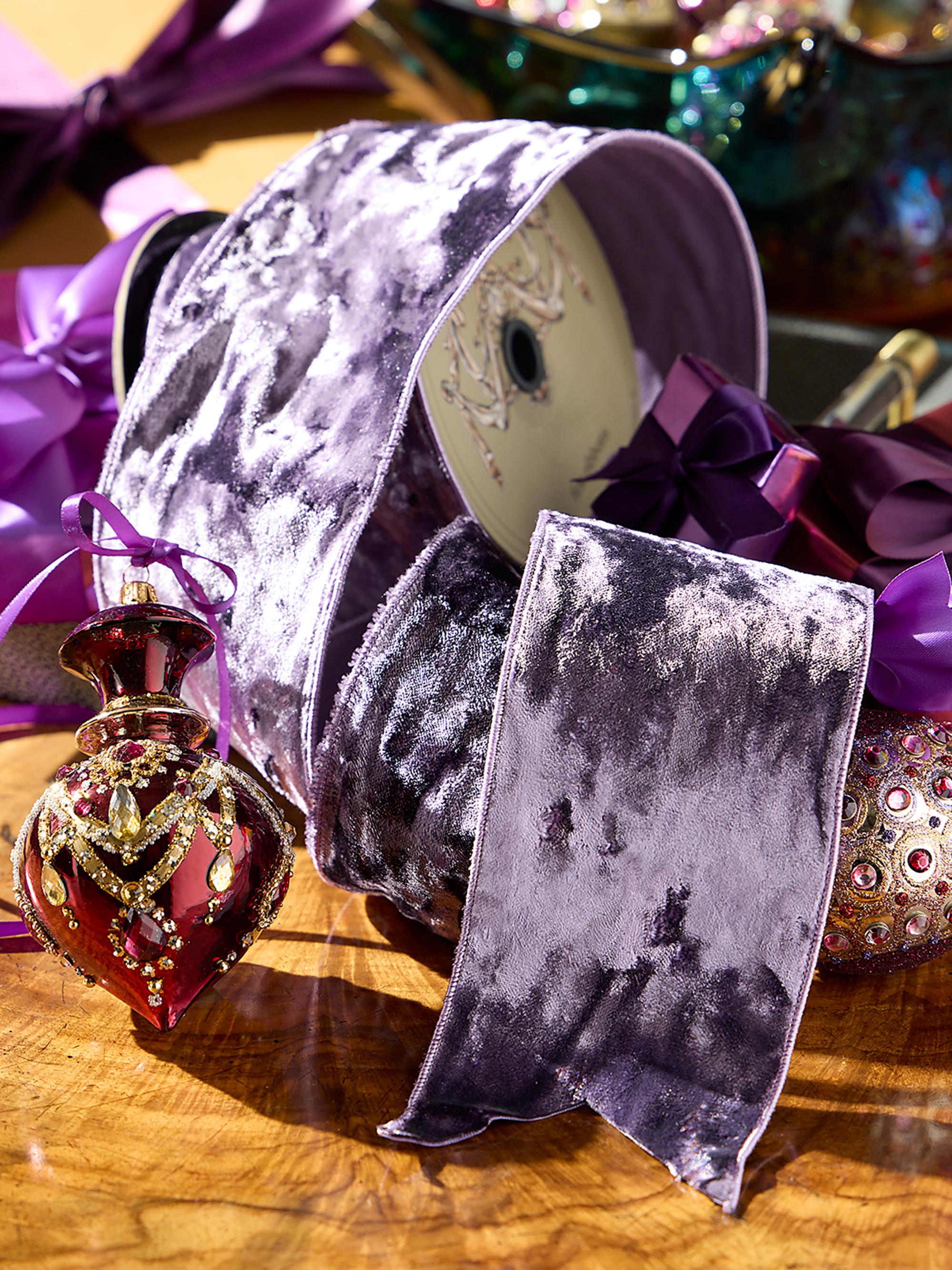 D. Stevens Crushed Velvet Ribbon