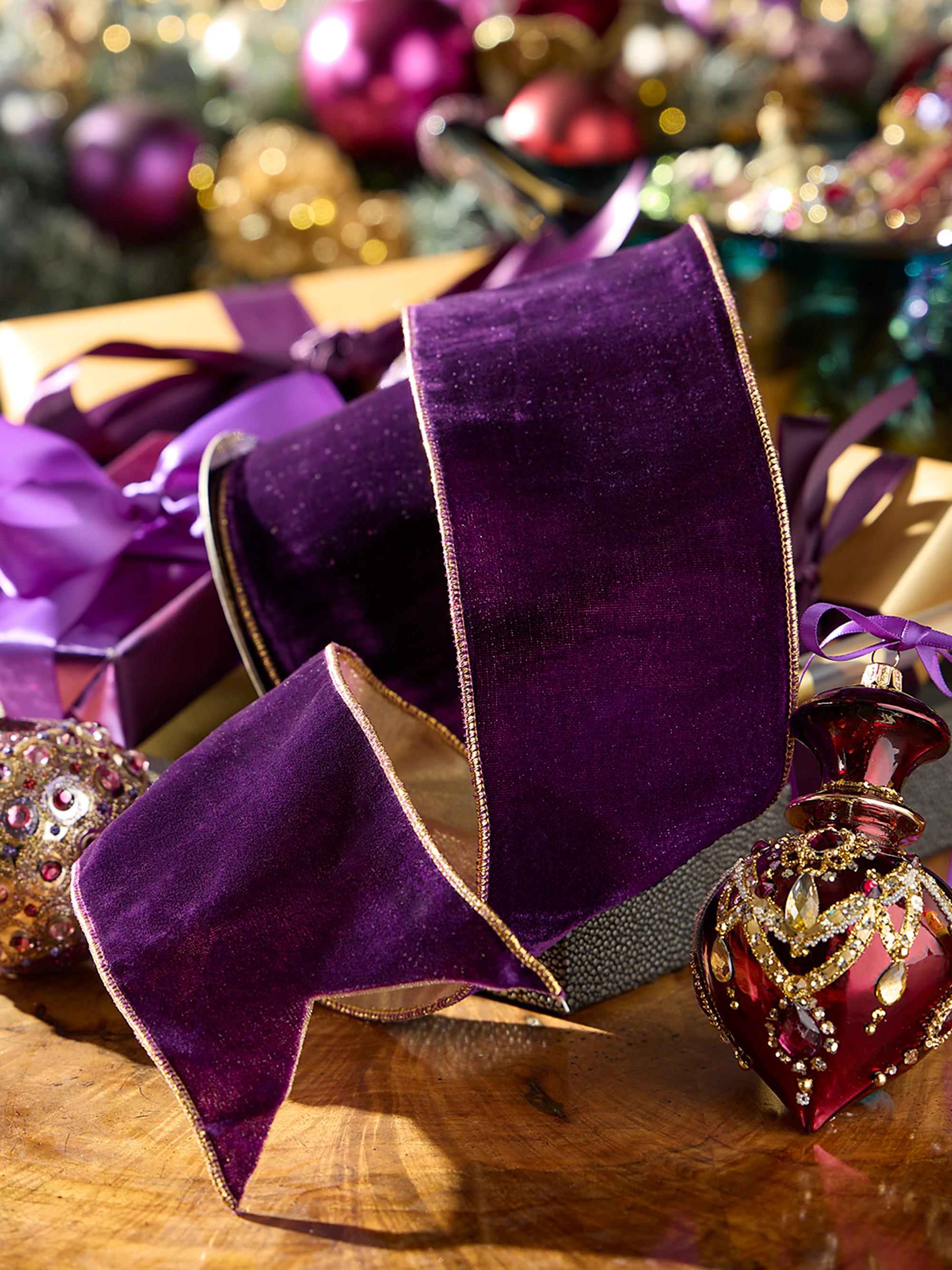 D. Stevens Vintage French Velvet Ribbon