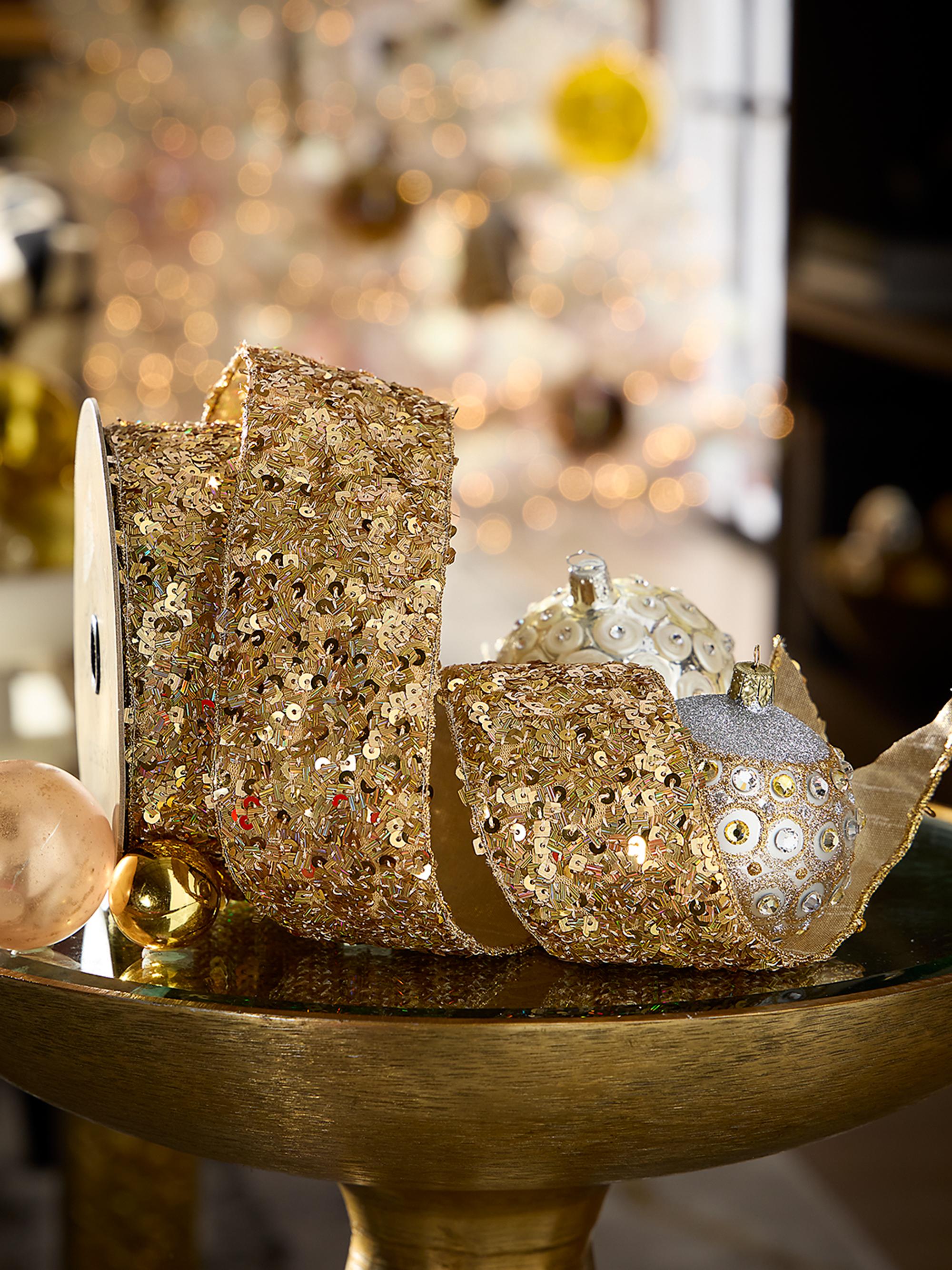 D. Stevens Party Sequin Beaded Ribbon