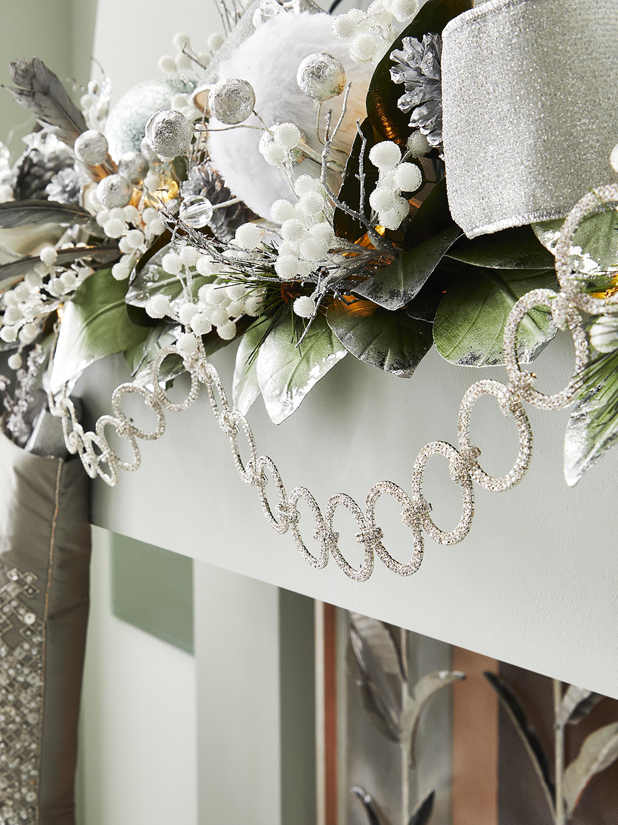 D. Stevens Embellished Circle Garland