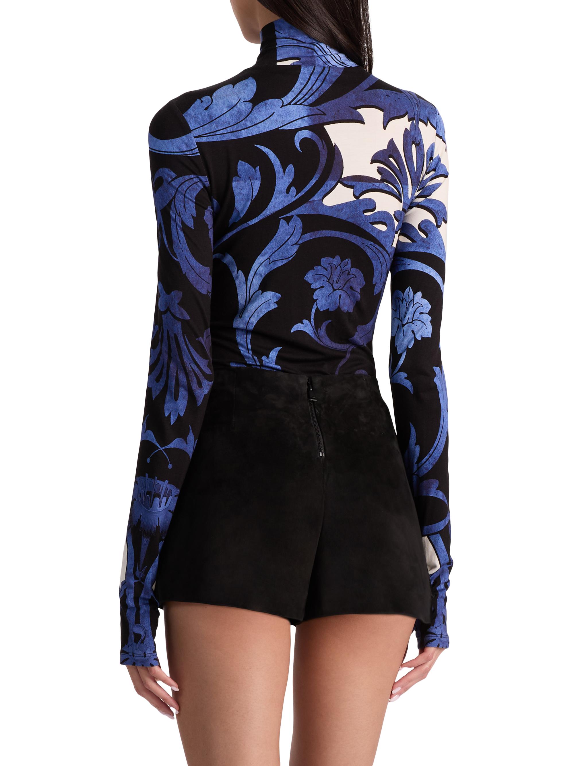 Alice + Olivia Delaina Turtleneck Crop Top | Saks Fifth Avenue