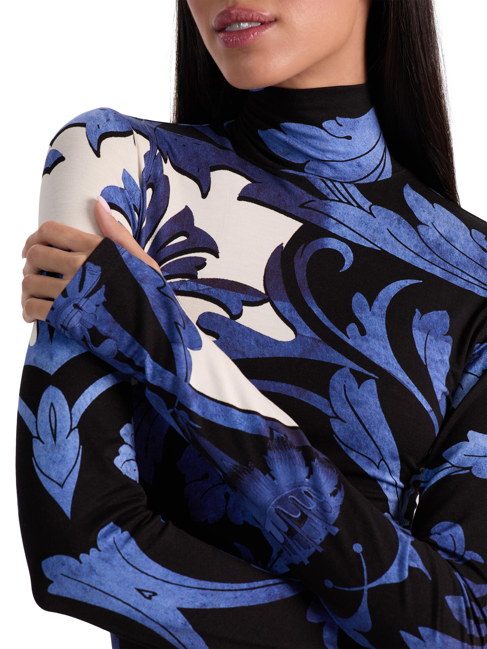 Alice + Olivia Delaina Turtleneck Crop Top | Saks Fifth Avenue