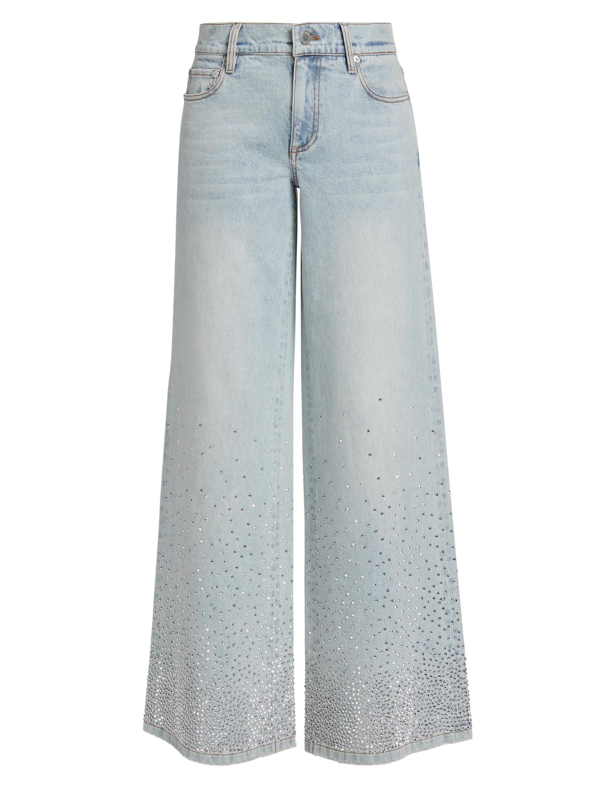 Alice + Olivia Amazing Low-Rise Baggy Jeans | Saks Fifth Avenue