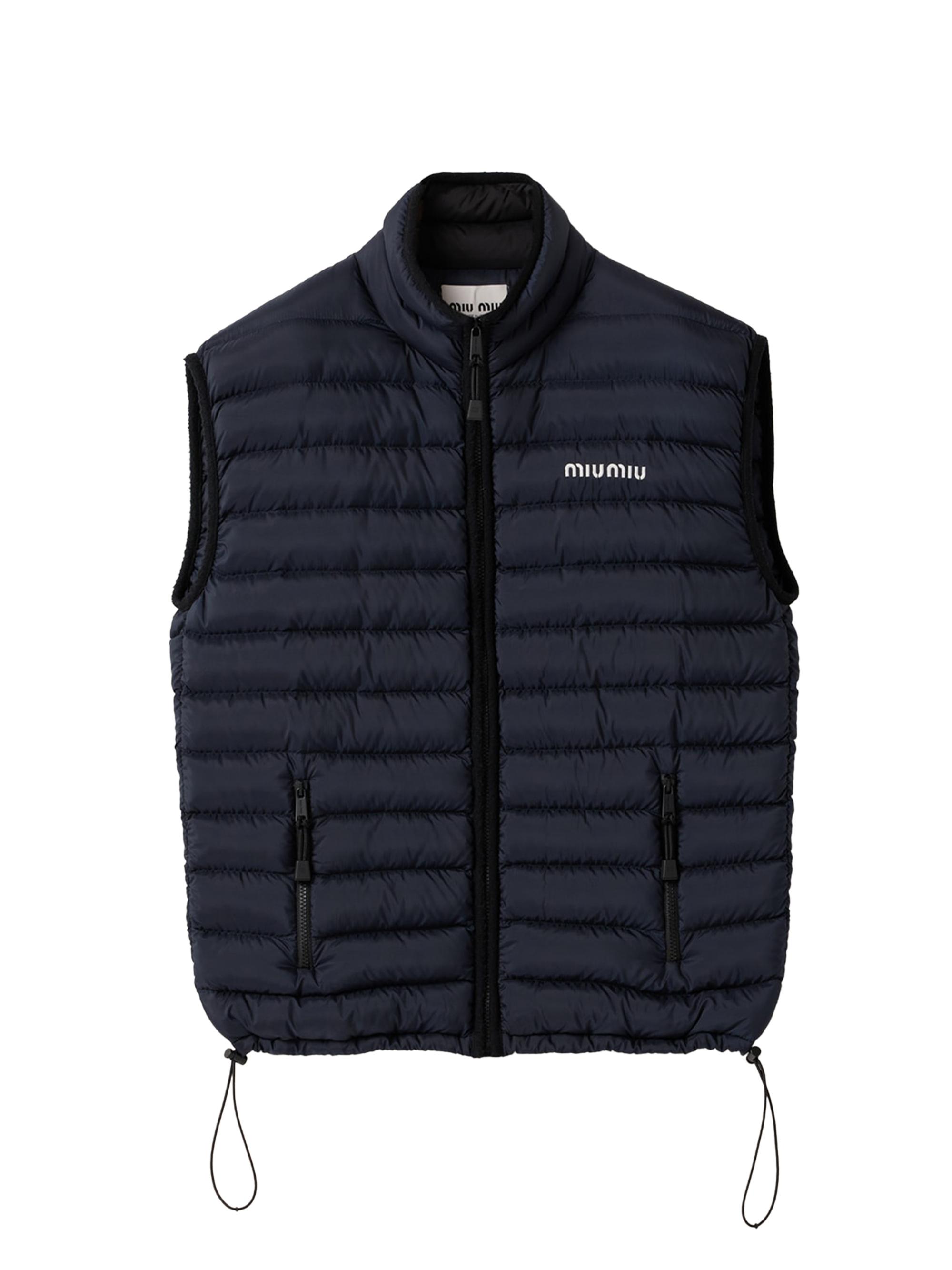 Miu Miu Technical Pongé Down Vest | Saks Fifth Avenue