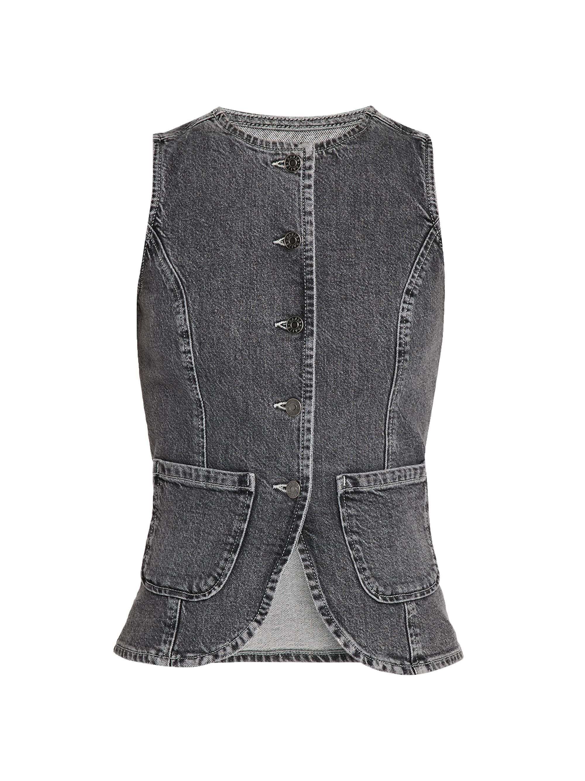 Rails Women's Portola Denim Vest - Black