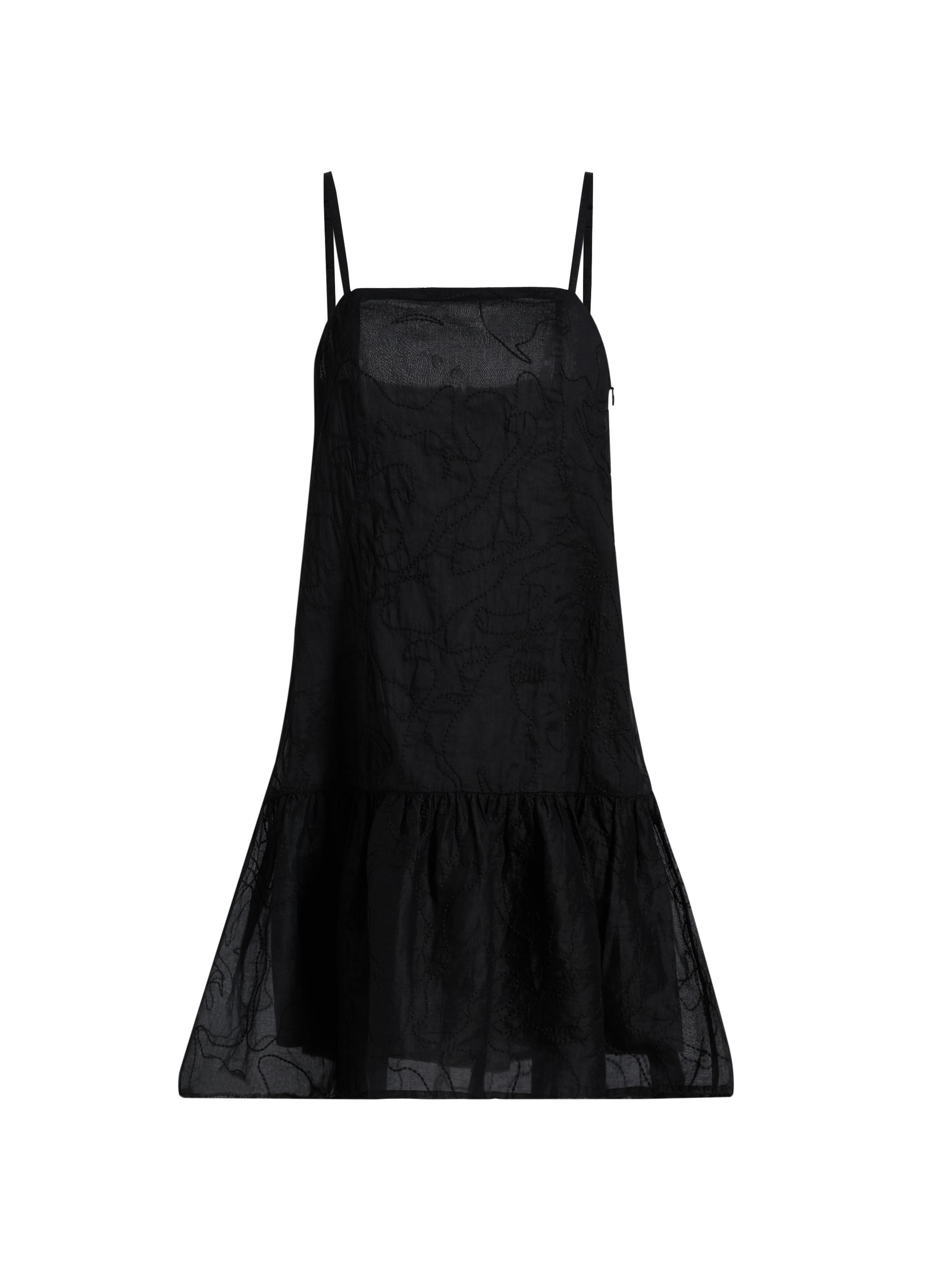 Marie Oliver Women's Anita Cotton Drop-Waist Minidress - Tourmaline