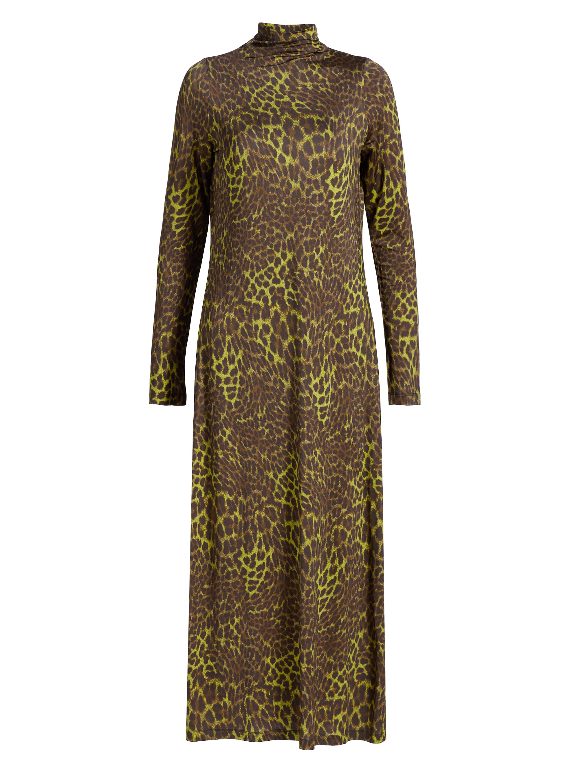 Marie Oliver Women's Paxton Leopard-Print Jersey Midi-Dress - Grasslands