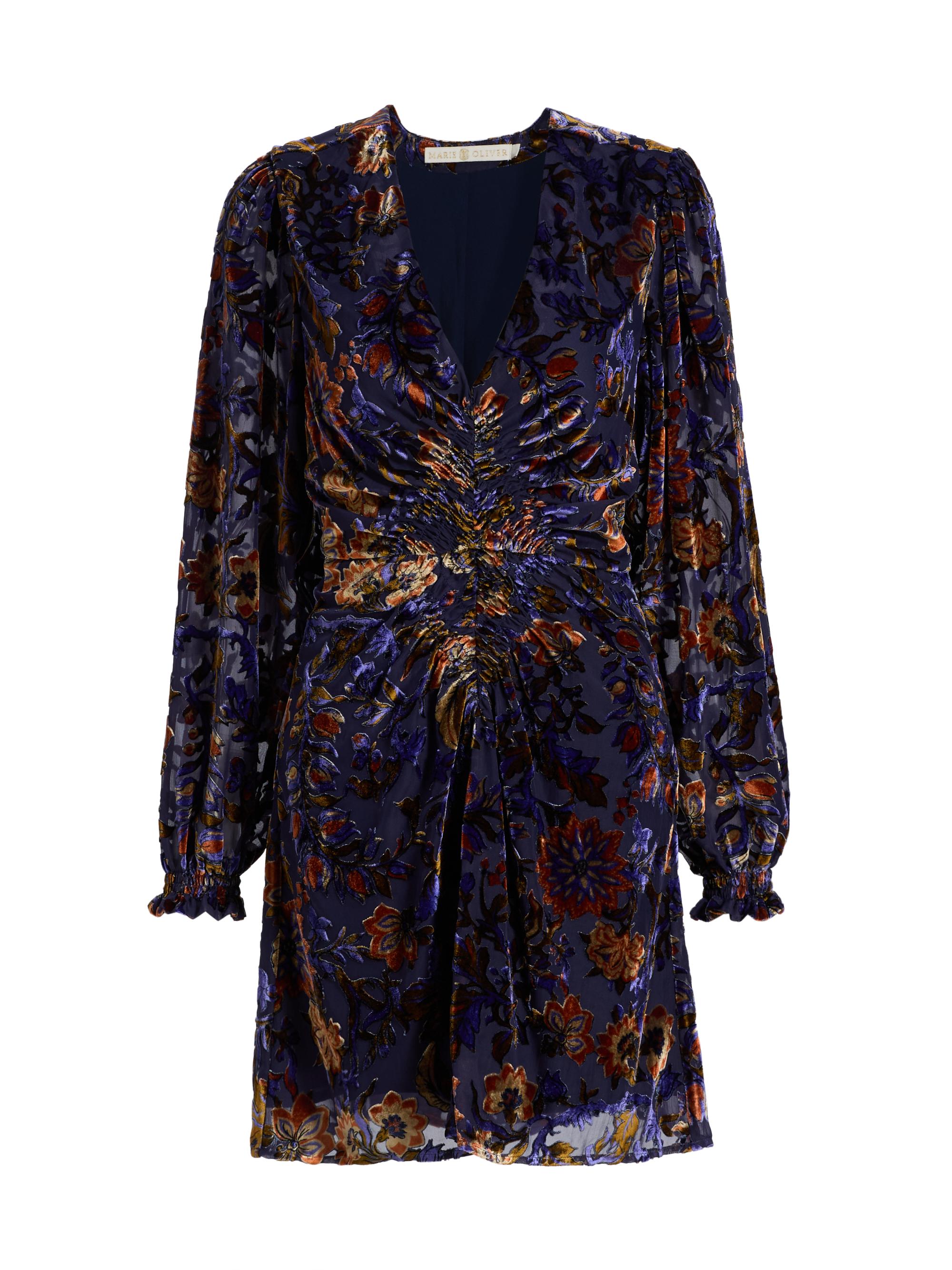 Marie Oliver Women's Eliza Fil Coupé Minidress - Jacobean