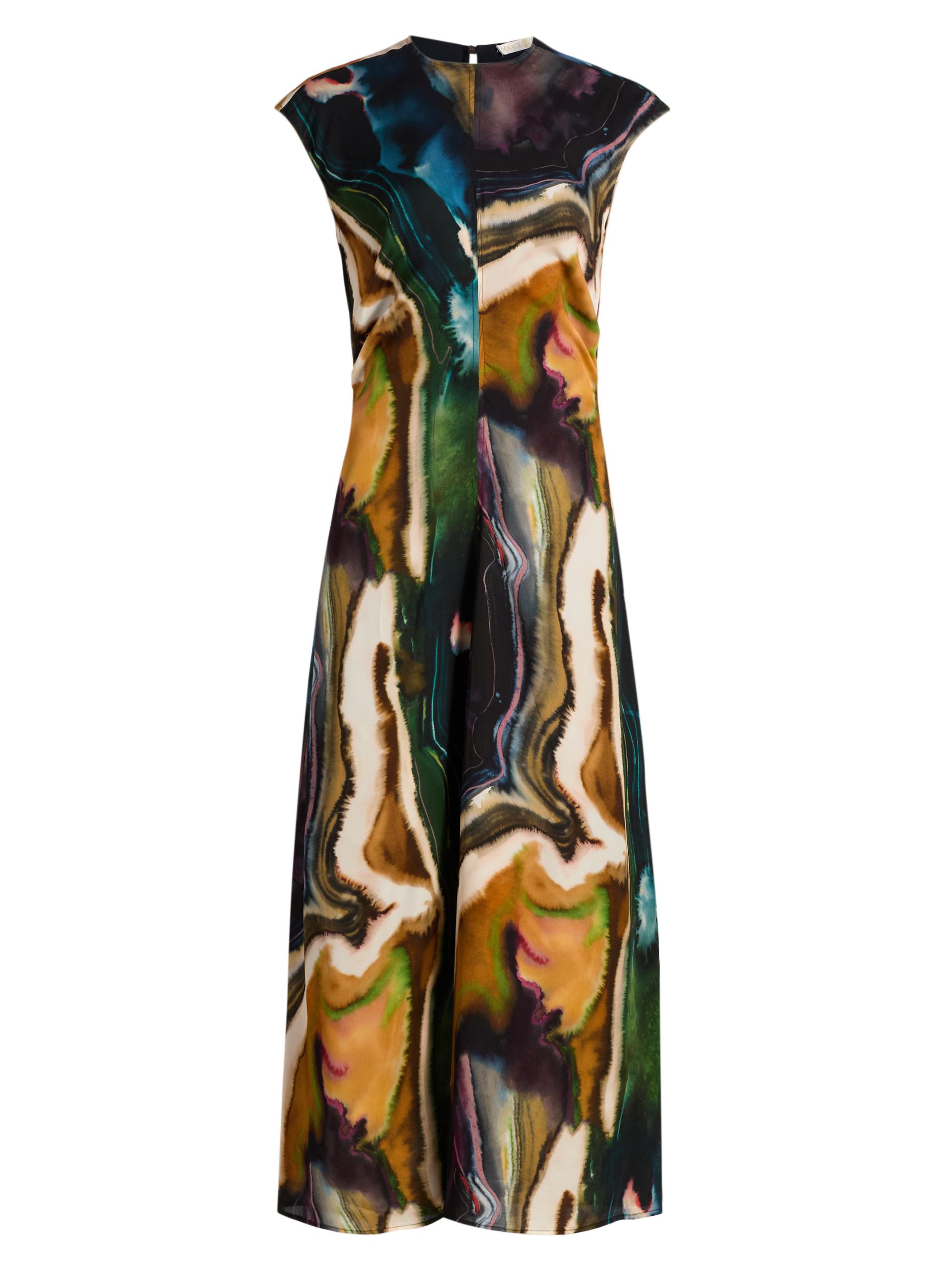 Marie Oliver Women's Zuri Printed Cap-Sleeve Maxi Dress - Delta
