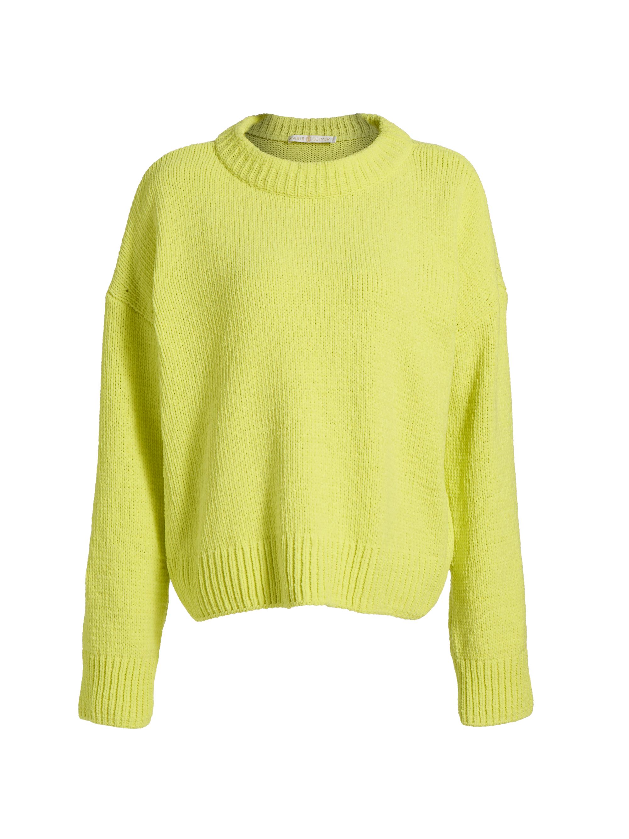 Marie Oliver Women's Lonnie Relaxed Crewneck Sweater - Limeade