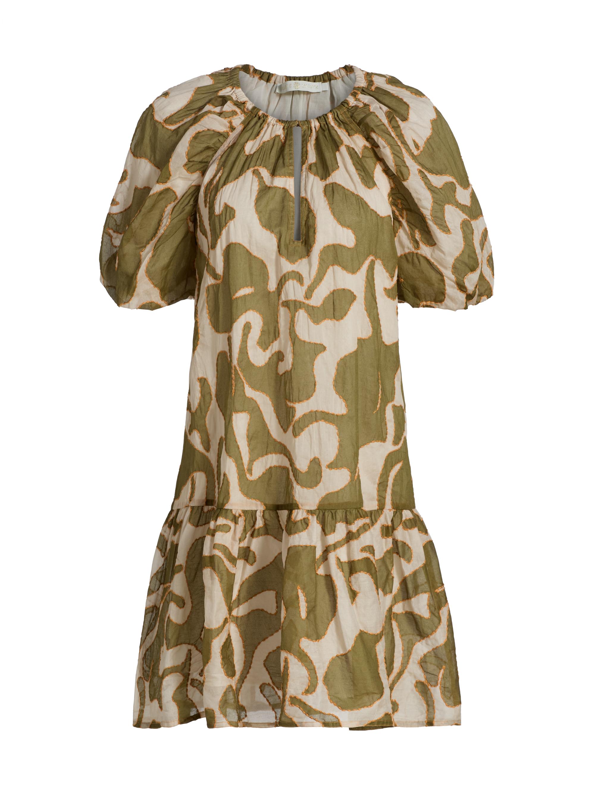 Marie Oliver Women's Greta Camo Cotton Minidress - Galapagos
