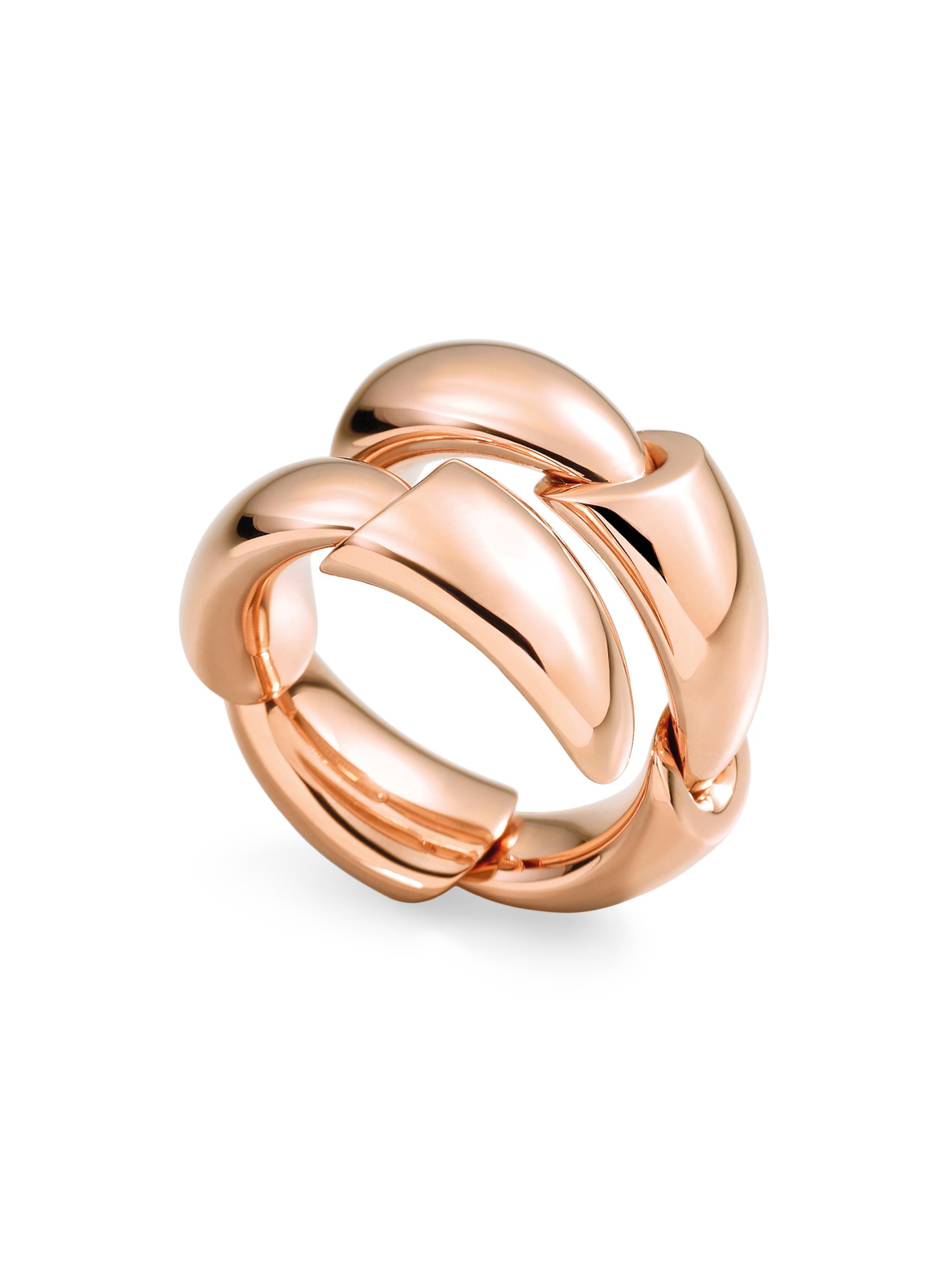 Vhernier Women's Calla Whip 18K Rose Gold Wrap Ring - Rose Gold