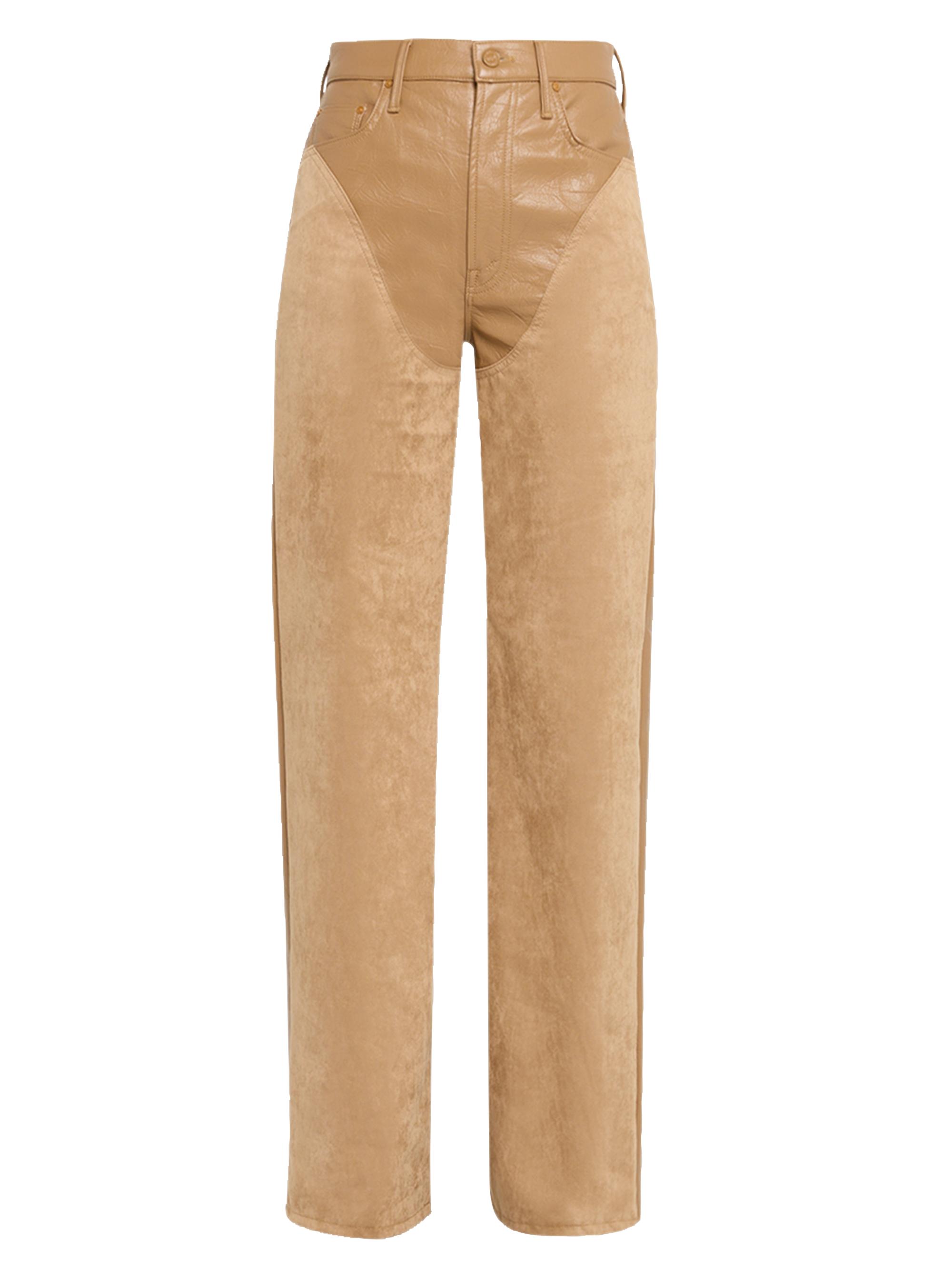 Mother Women's The Chap Maven Heel Seamed Pants - Light Brown