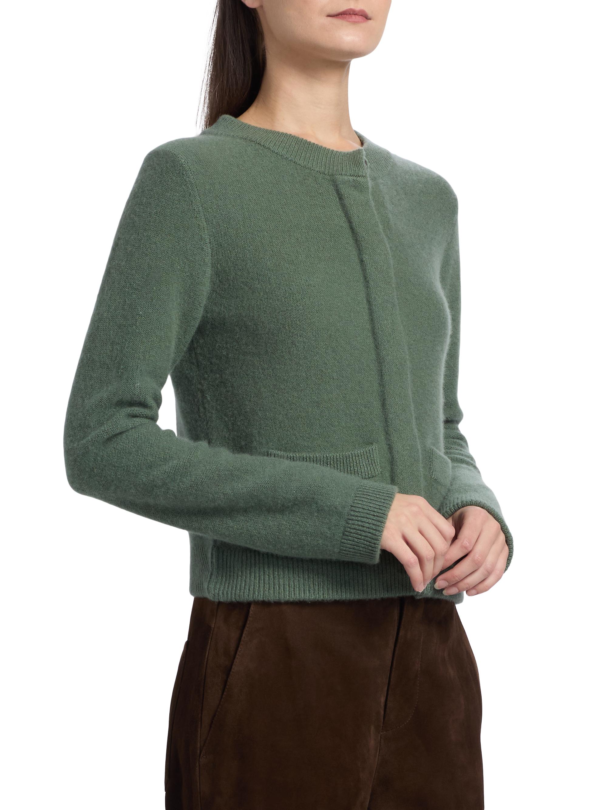 Vince Shrunken Boiled Cashmere Cardigan | Saks Fifth Avenue