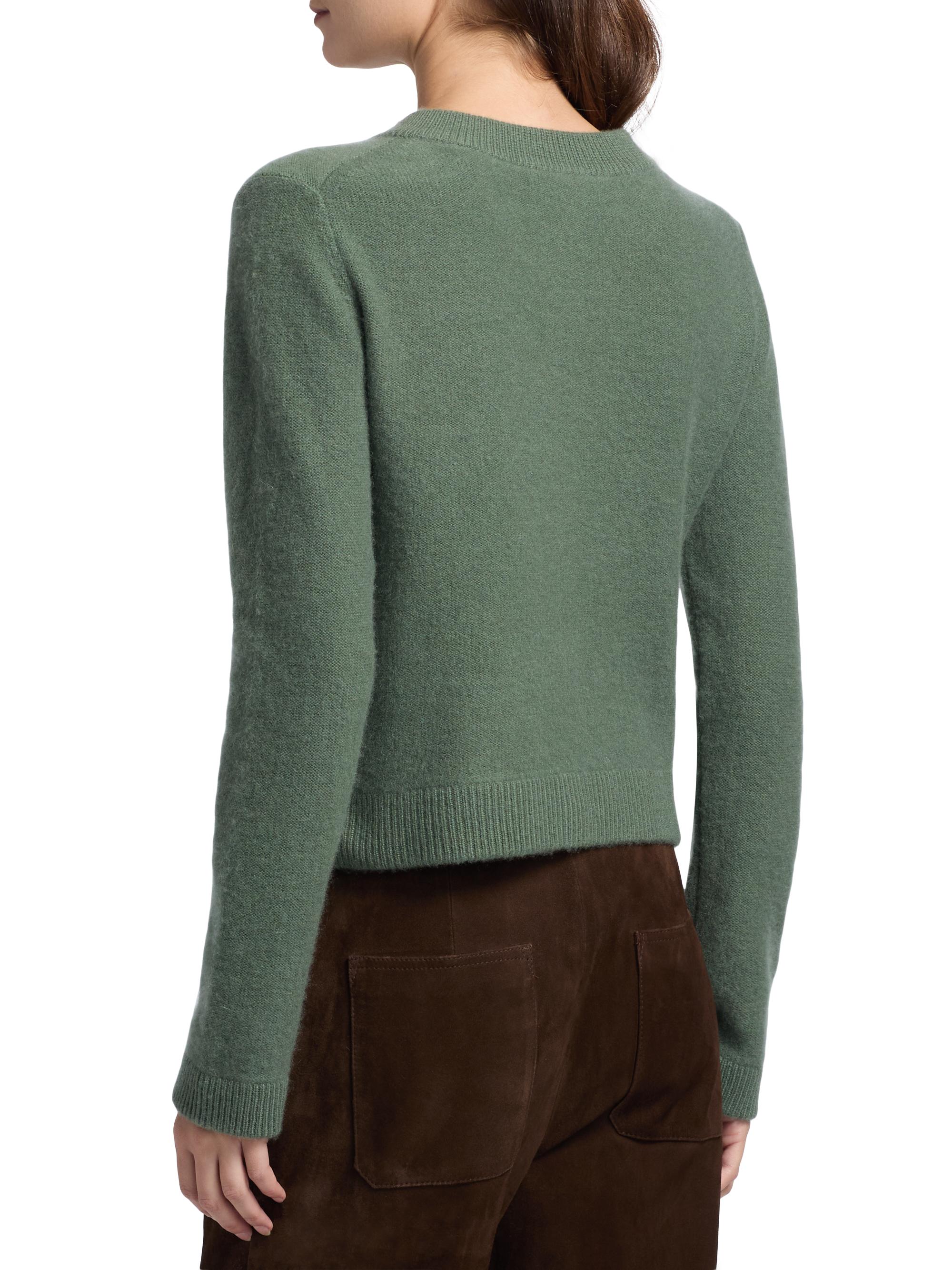 Vince Shrunken Boiled Cashmere Cardigan | Saks Fifth Avenue