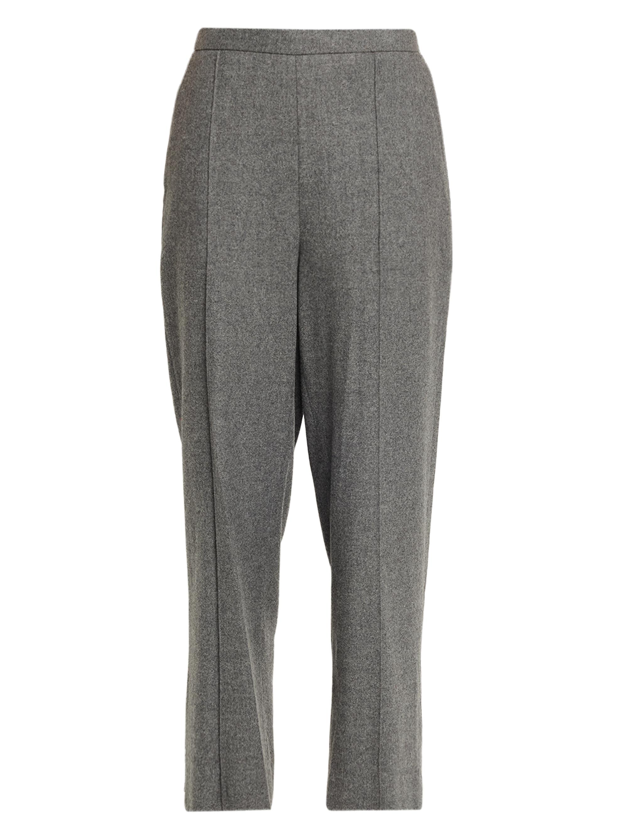 Vince Check Wool-Blend Wide Leg Pants | Saks Fifth Avenue