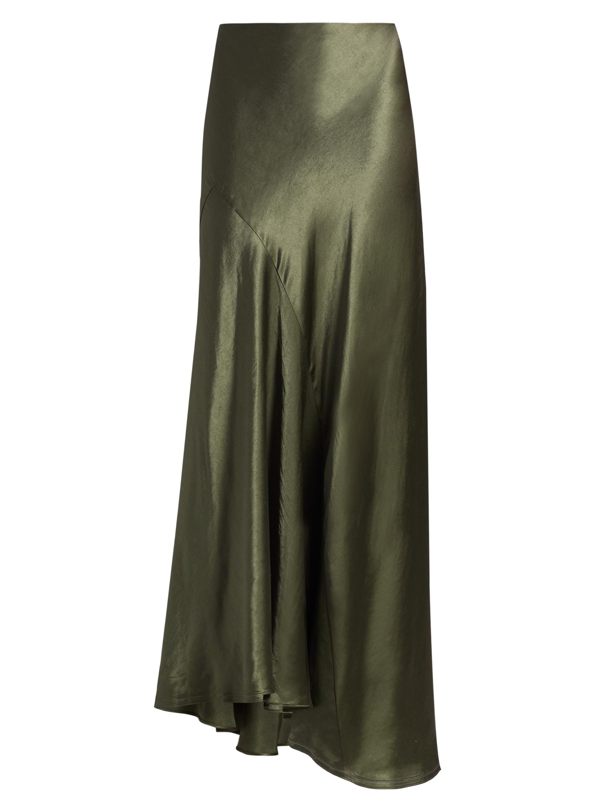 Vince Satin Slip Midi-Skirt | Saks Fifth Avenue