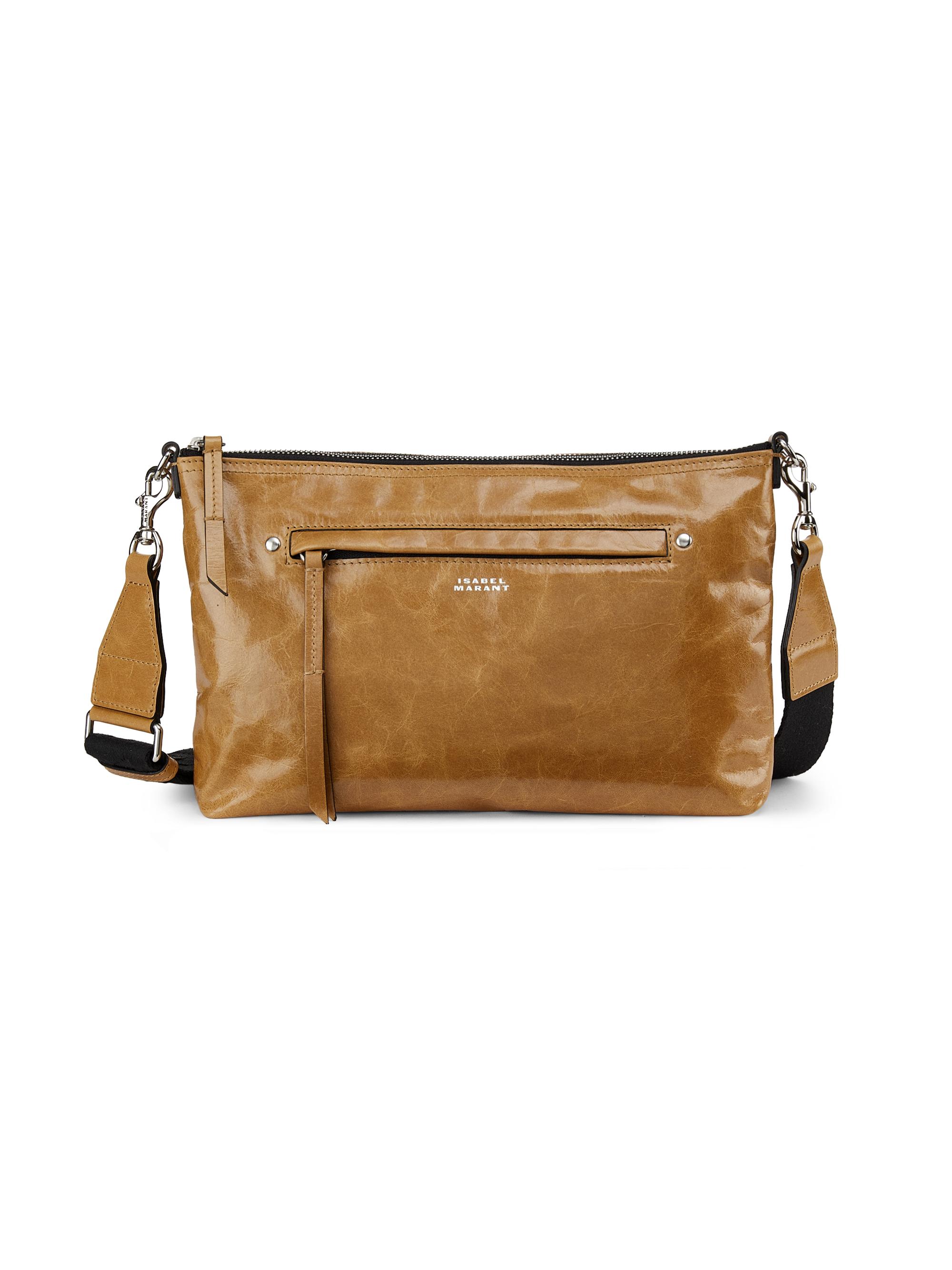 Isabel Marant Women's Nessah Leather Crossbody Bag - Toffee