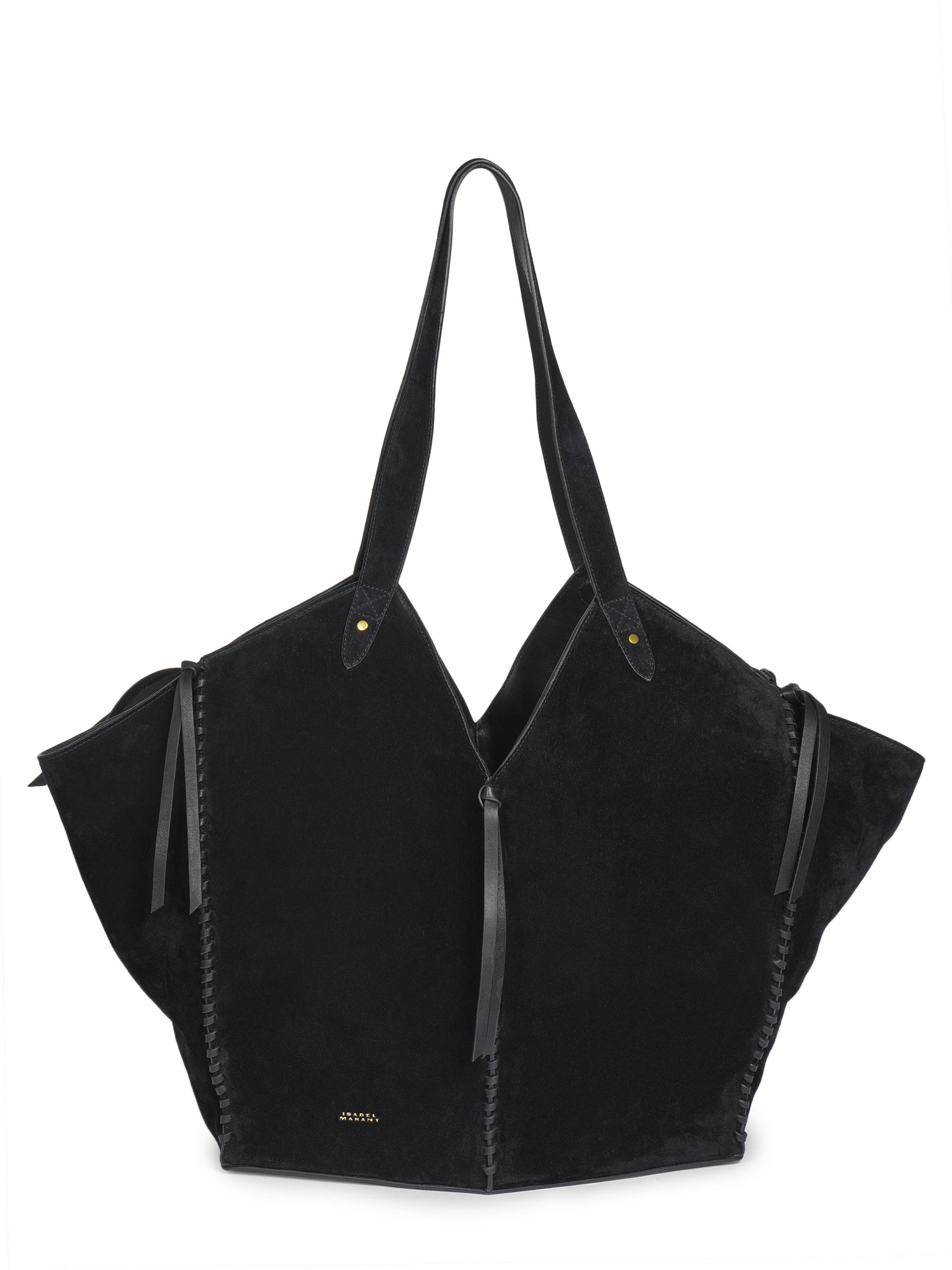 Isabel Marant Women's Tampa Suede Tote Bag - Black