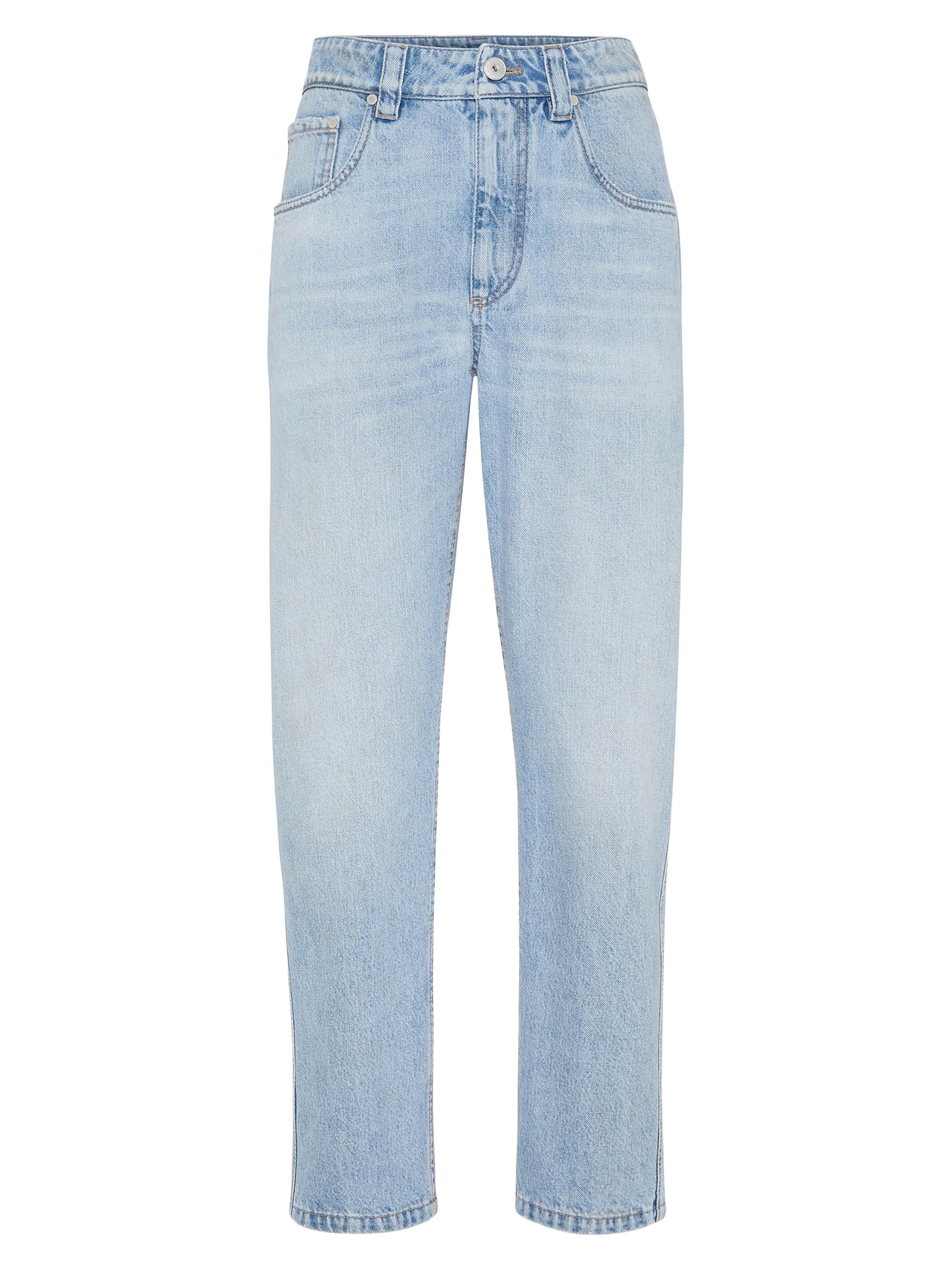 【BRUNELLO CUCINELLI】イタリア デニムワイドパンツ モニーレ Brunello Cucinelli ワイドデニム モニリジーンズ | Sendegaro US