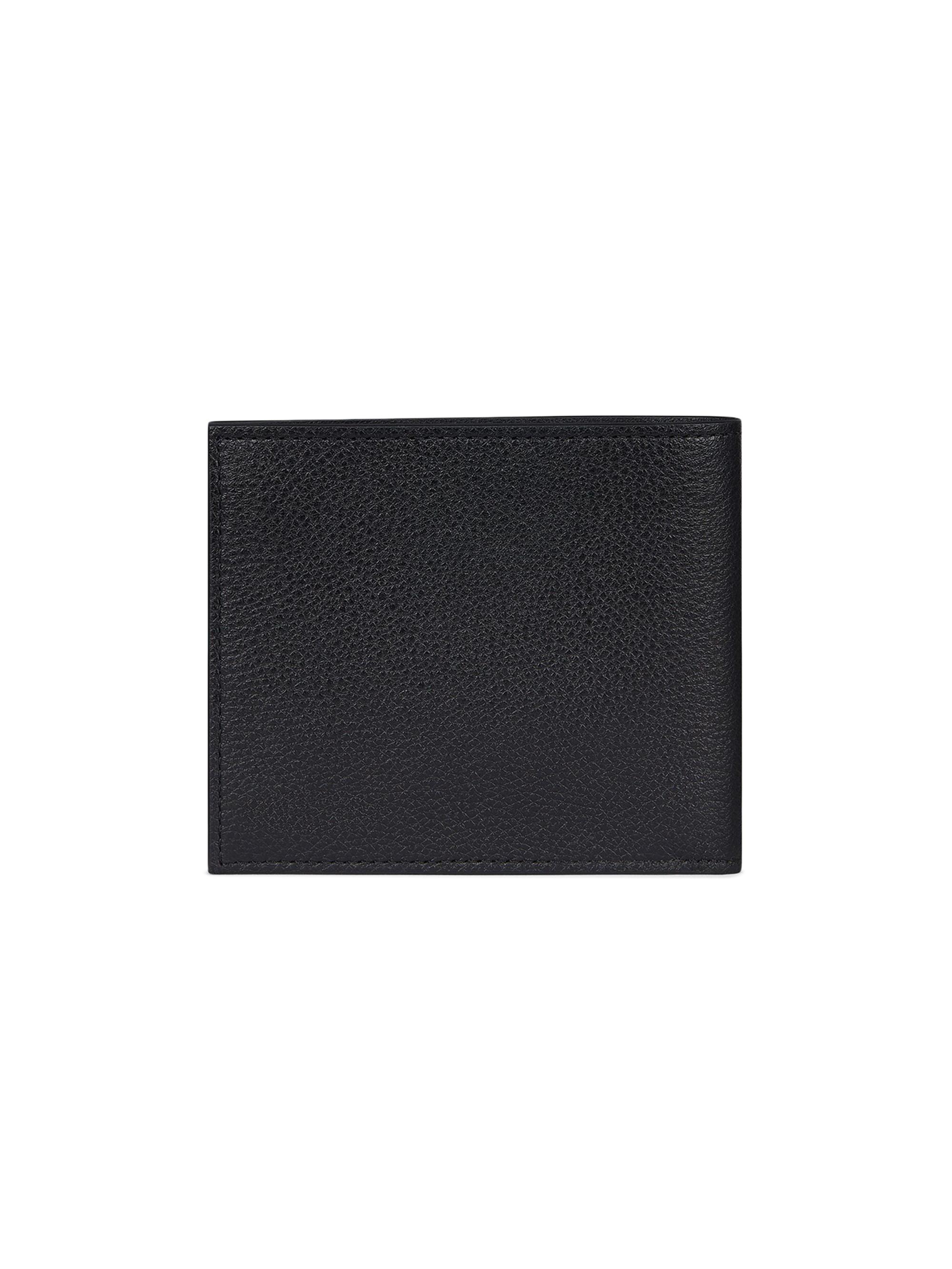Givenchy Men's Wallet in Grained Leather - Black - back view in Black