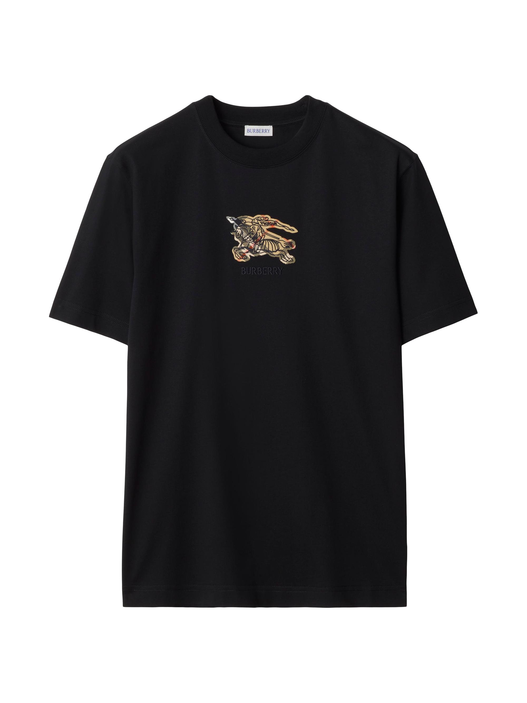 BURBERRY Ｔシャツ Burberry Check Label Cotton Crewneck T-Shirt | Saks Fifth Avenue