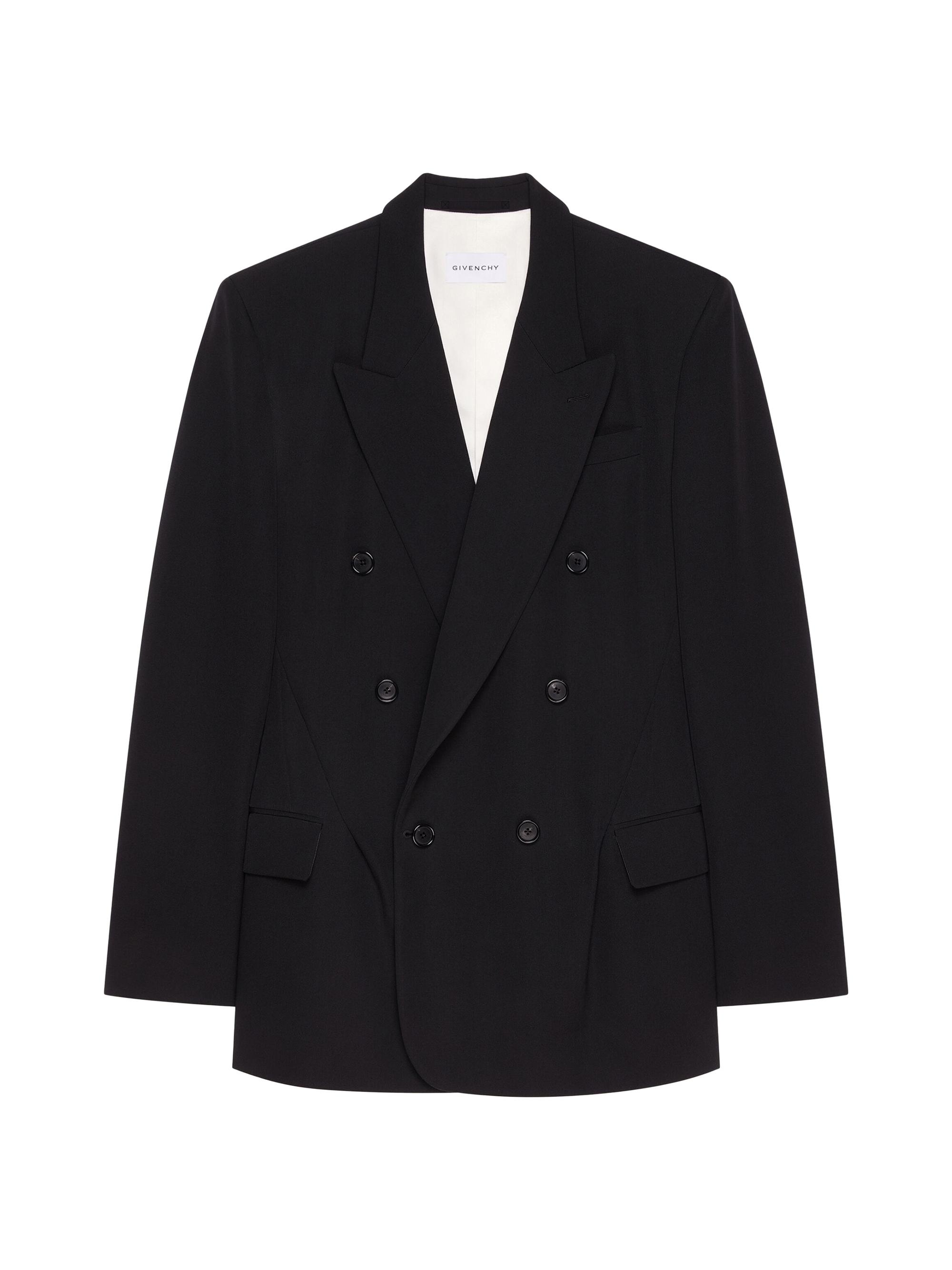 Maison Margiela Pinstripe Wool Double-Breasted Blazer | Saks